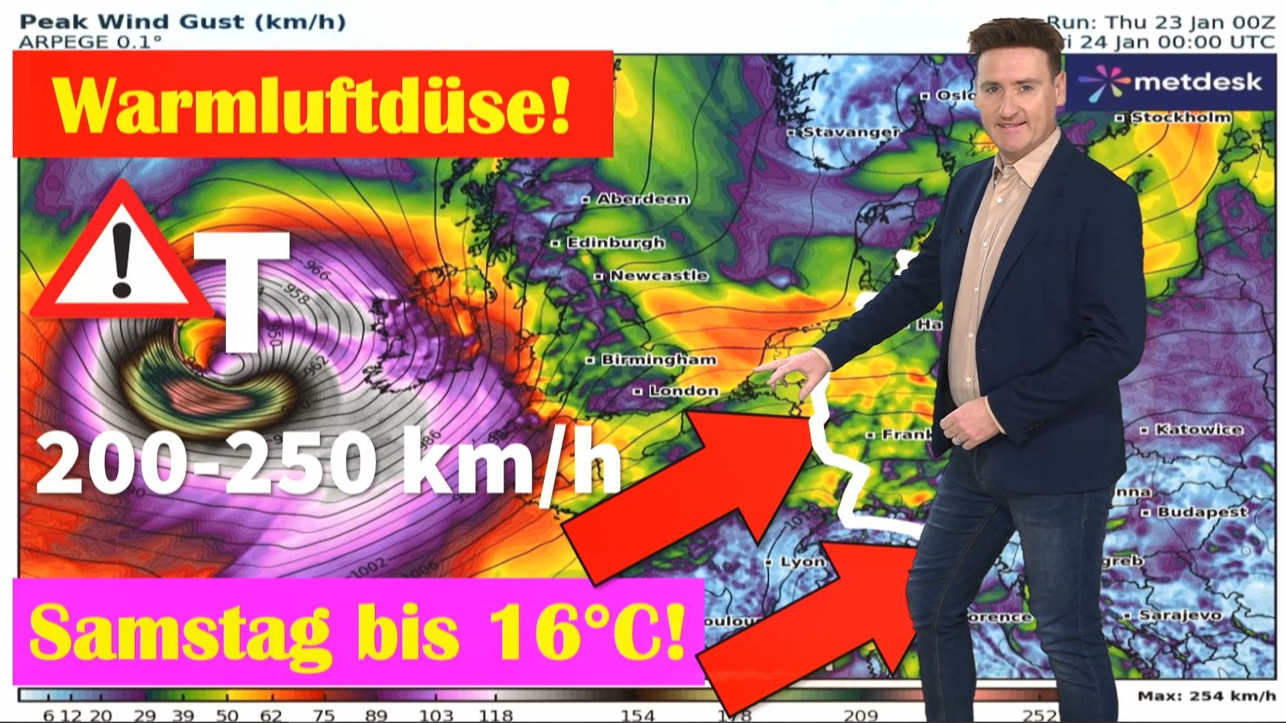 Meteorologe spricht von “Jahrhundertsturm” über Westeuropa – Orkan Éowyn erreicht Irland in Hurrikanstärke! Meteorologe spricht von “Jahrhundertsturm” über Westeuropa – Orkan Éowyn erreicht Irland in Hurrikanstärke!