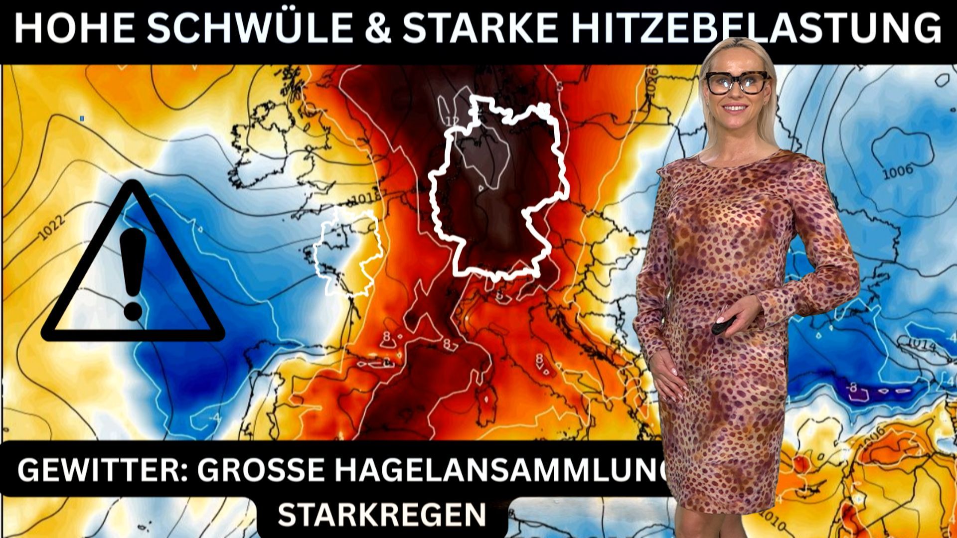 Severe Weather Warning: High Humidity, Oppressive Heat – Followed by Strong Thunderstorms with Hail and Heavy Rain