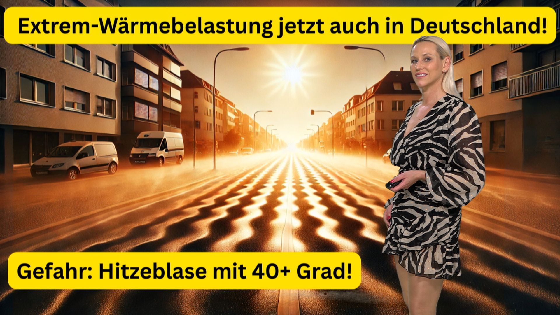 Video: Gefährliche Extrem-Hitze: 40 °C-Wüstentag & 23 °C-Tropennacht – Hitzeblase legt Deutschland lahm!