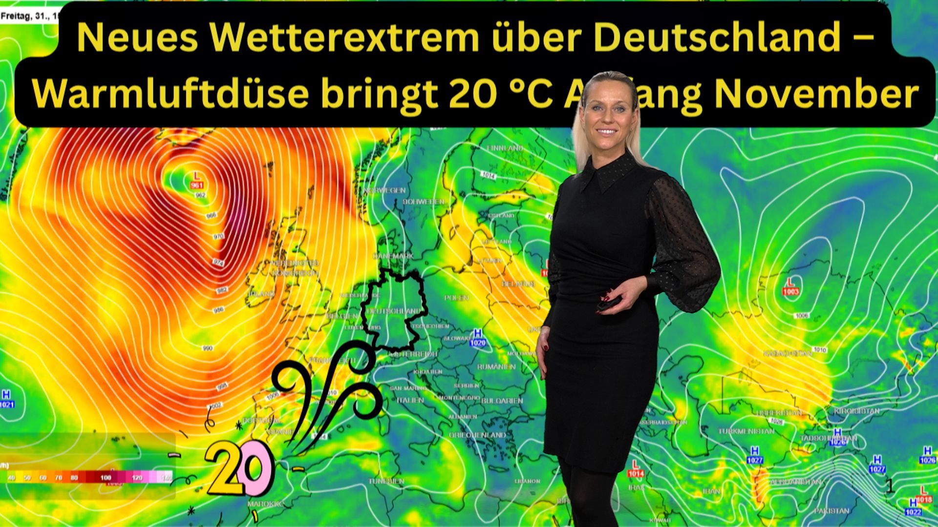 Extrem-Wetter weltweit! Hurrikan Melissa wütet in der Karibik & 20 °C zum November in Deutschland!