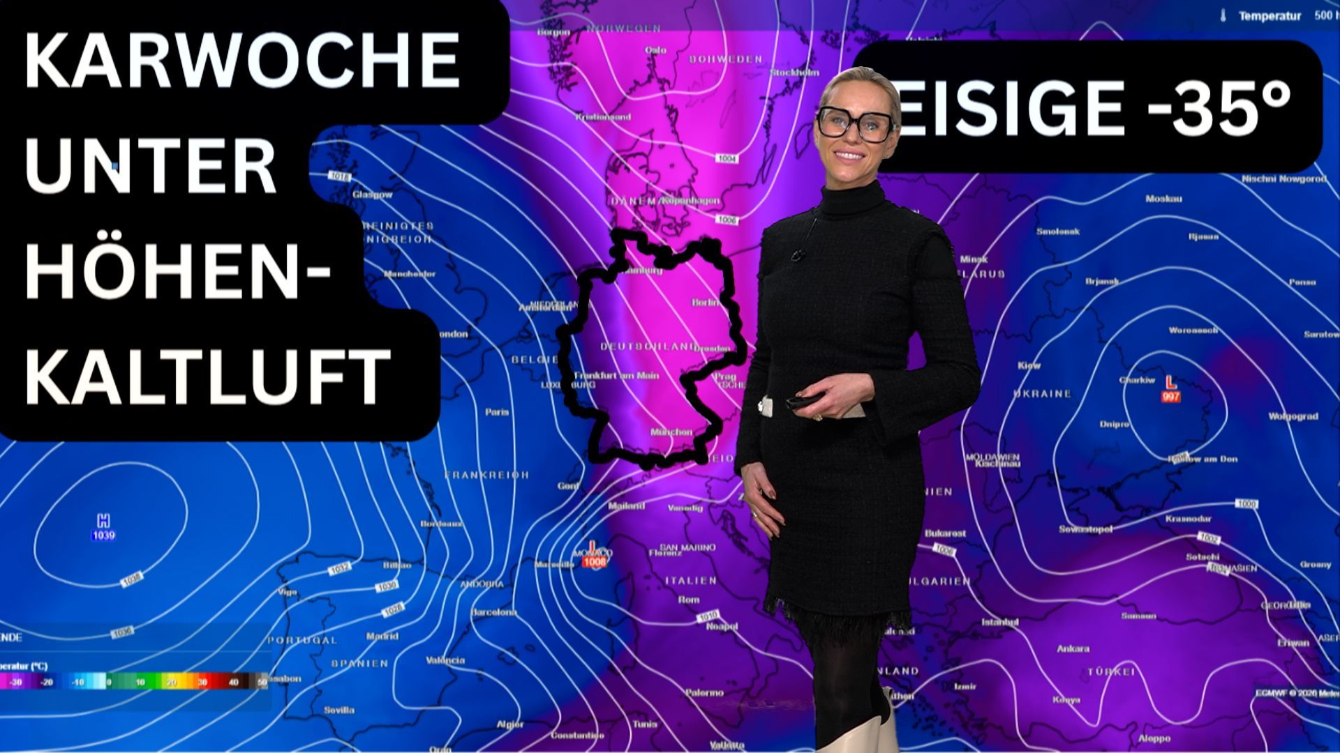 Video: Wetterdrama: -35 Grad Höhenkaltluft in der Karwoche! Droht uns ein Ostern in Schnee und Eiseskälte?