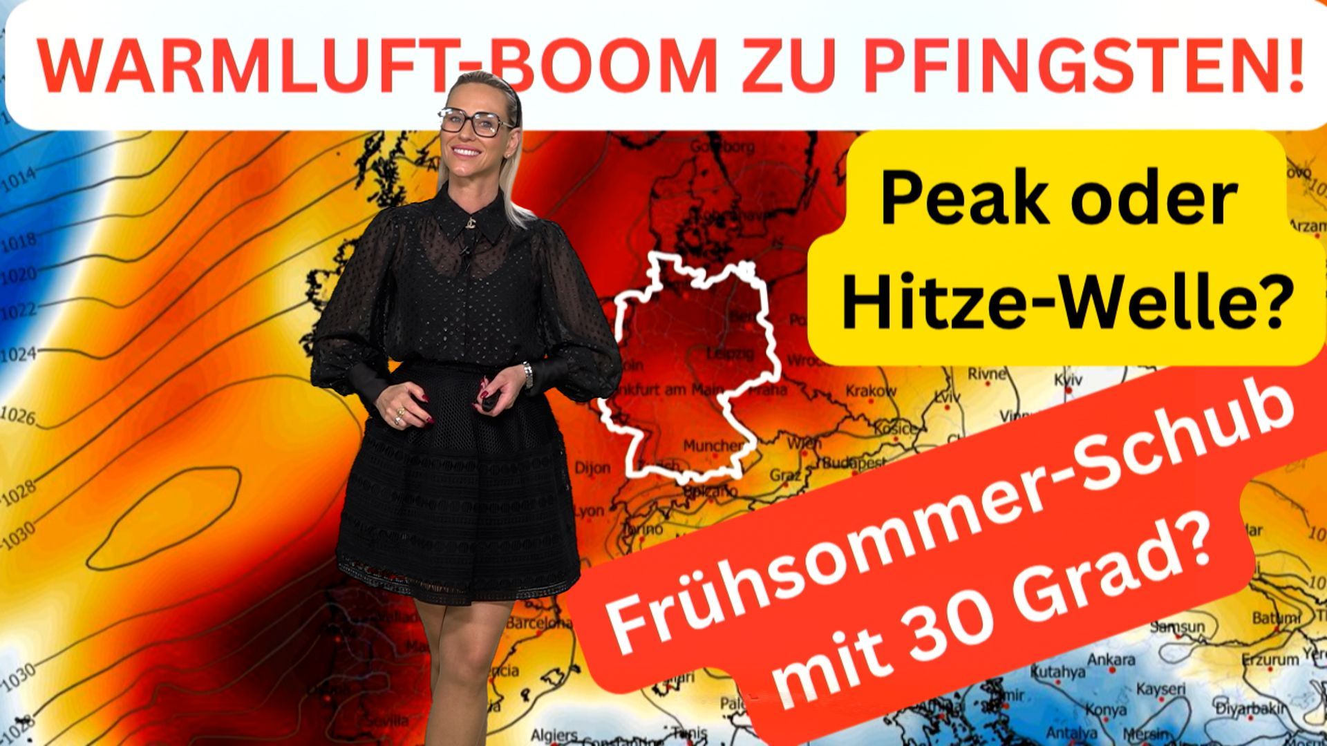 Video: Wetterwahnsinn: Warmluft-Boom eröffnet die Sommersaison 2026 – nach Schnee, Graupel und Frost.
