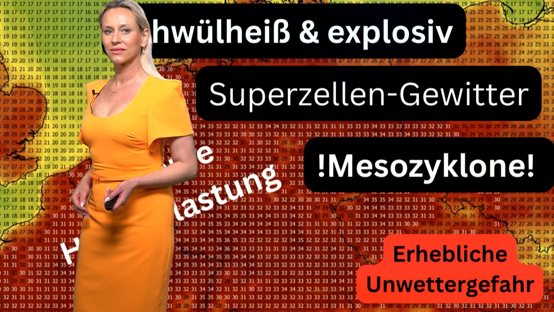 Video: 40 Grad Hitze, Superzellen-Gefahr: Deutschland verbleibt in einer brutalen Extremwetter-Situation!