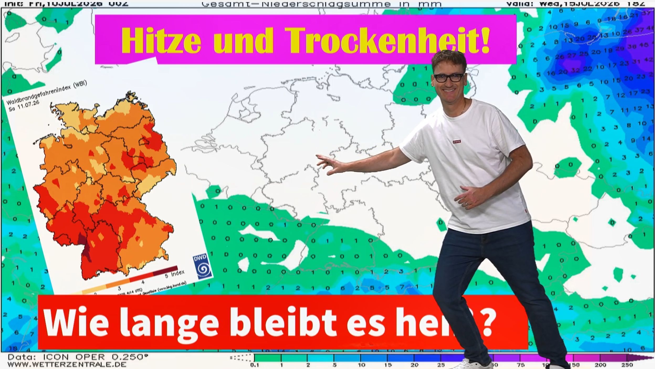 Video: Schon wieder 40°C - der Höllensommer geht weiter! Lange Hitzewelle erwartet!