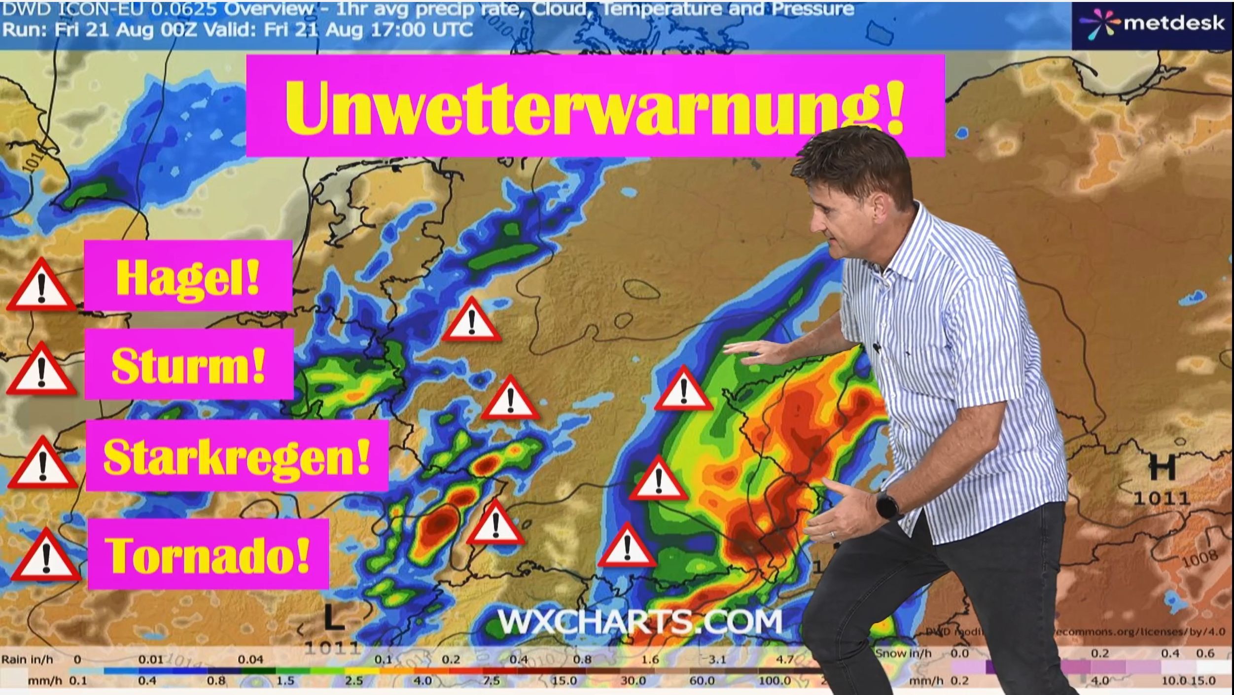 Video: Unwetter-Alarm mit Tornado-Gefahr! Doch der August hat noch eine heiße Überraschung