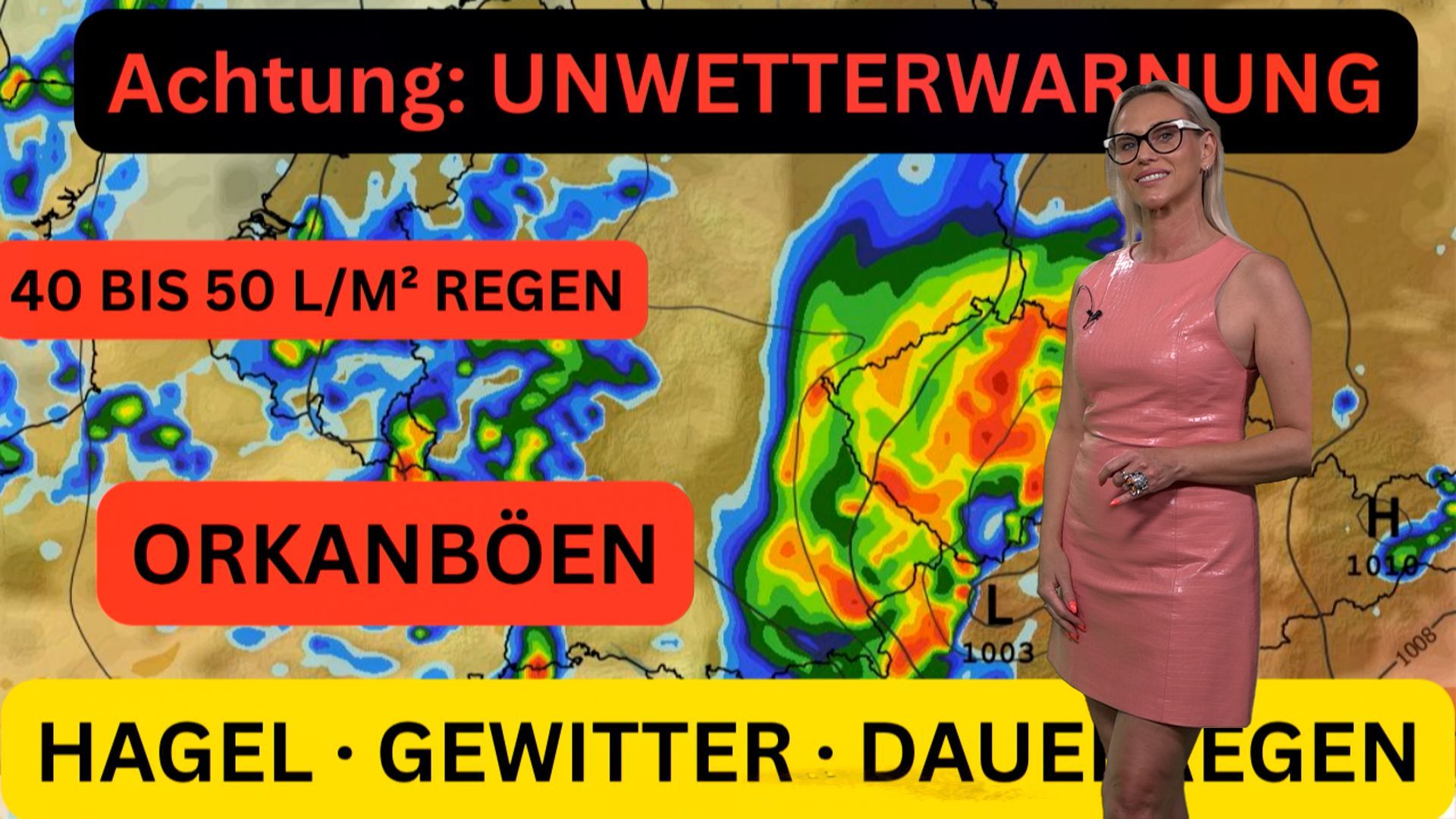 Video: Achtung: Unwetterwarnung! Starkregen, Hagel, Orkanböen – kippt das Wetter danach direkt in Hitze?