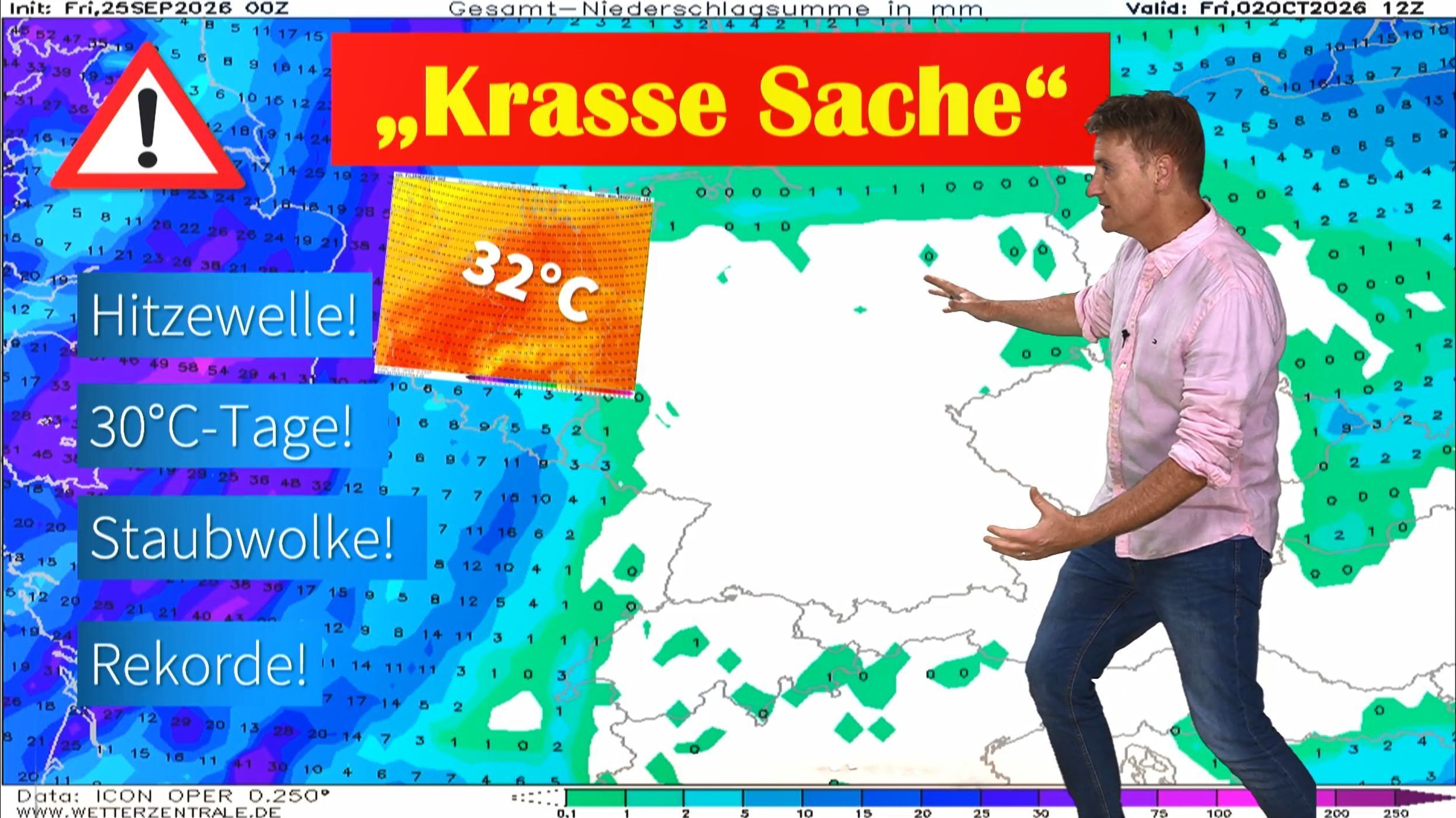 Video: Keiner glaubt, was da Ende September noch kommt ☀️ und beim Rhein wird's jetzt richtig ernst