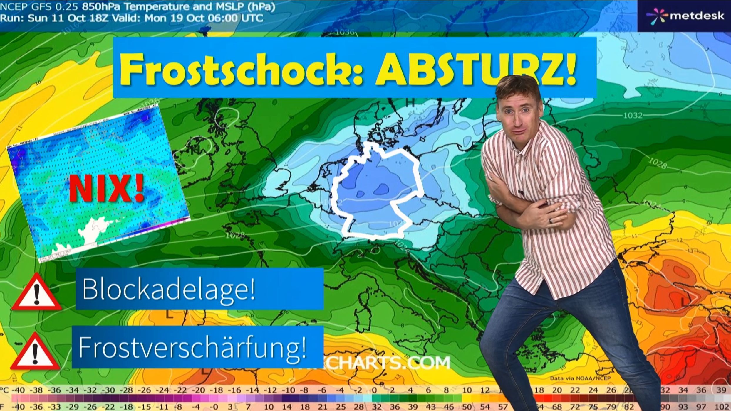 Video: 🌡️ Ab diesem Tag wird’s bitterkalt in Deutschland – und das Blocking lässt keinen Regen durch ❄️