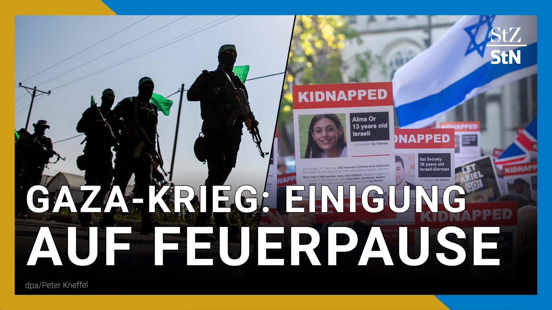 Feuerpause für Geisel-Freilassungen | Einigung zwischen Israel und Hamas