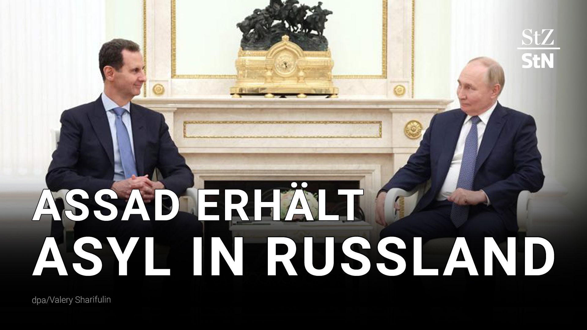 Machtwechsel in Syrien: Putin gewährt Assad Asyl in Russland