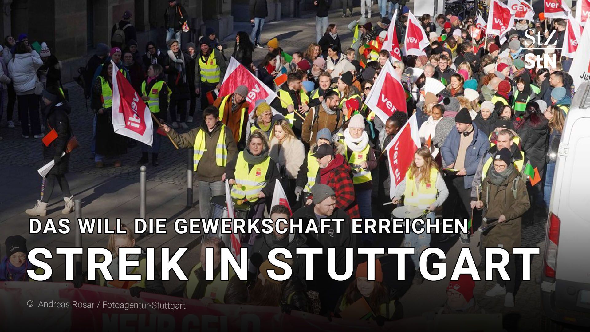 Streik in Stuttgart: Das will die Gewerkschaft erreichen