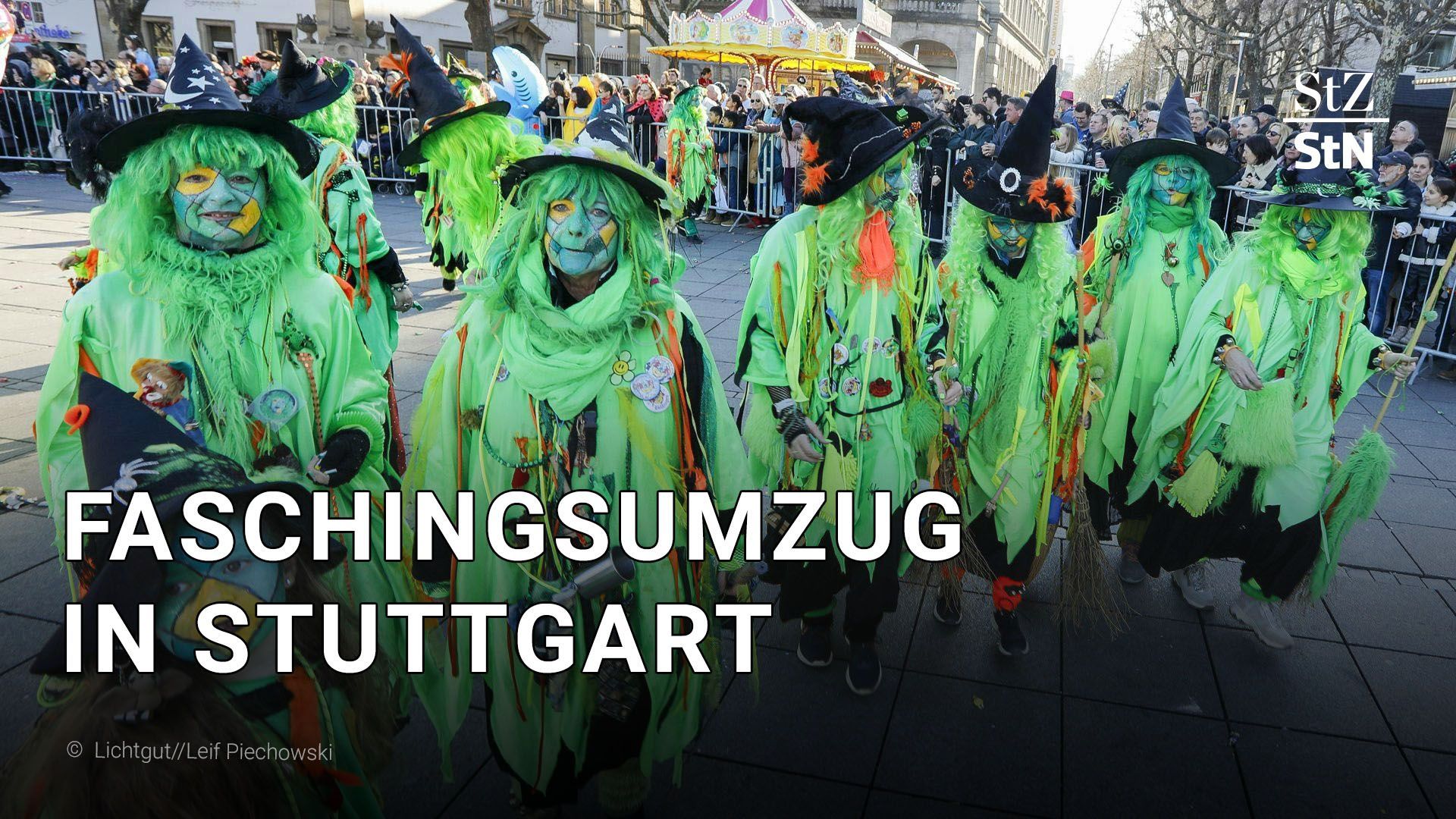 Nach Todesfahrt in Mannheim: Zehntausende feiern Fasching in Stuttgart
