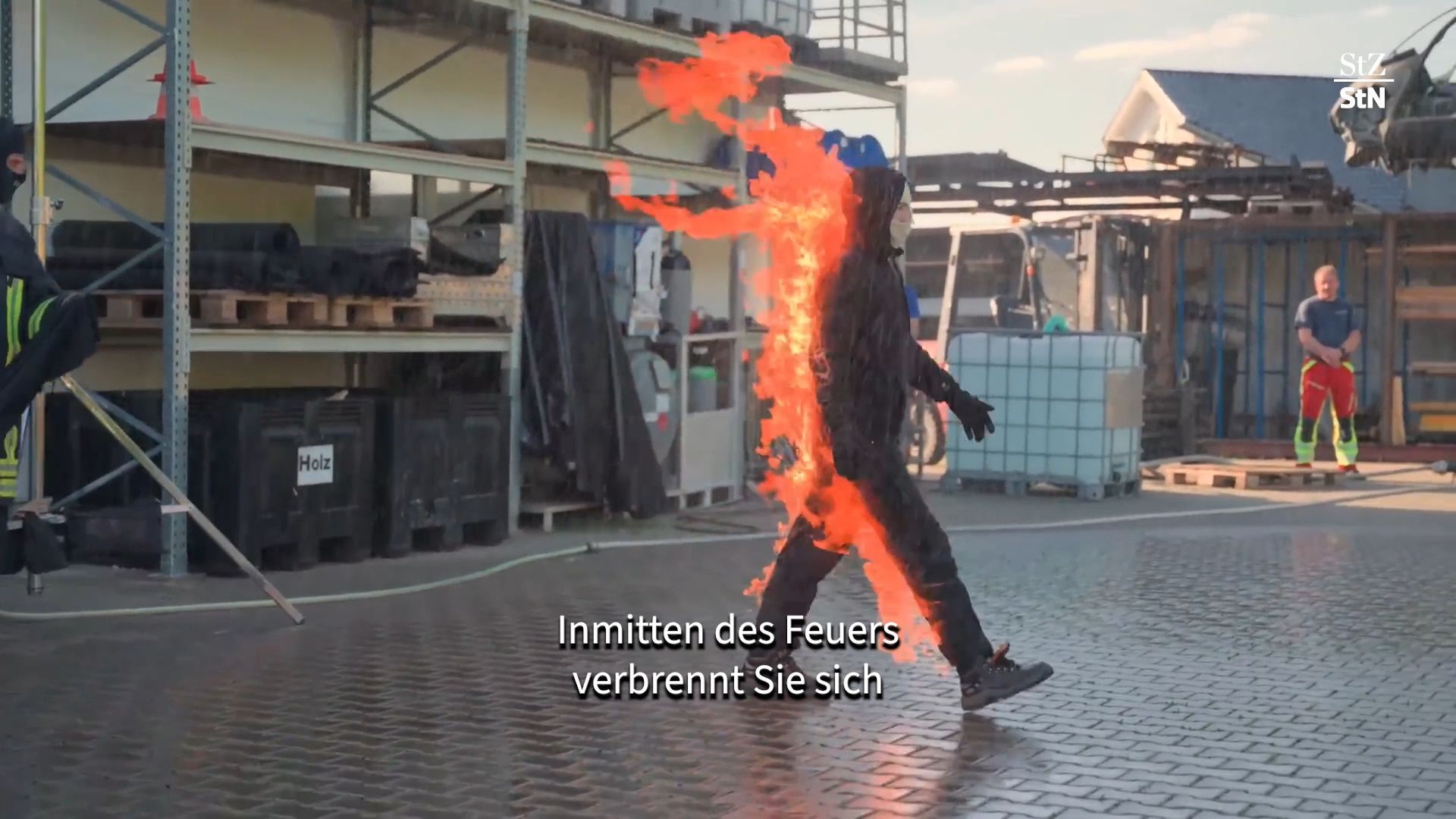 Stuttgarter YouTuber in Flames