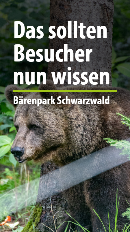 Visitor rules at the Black Forest Bear Park