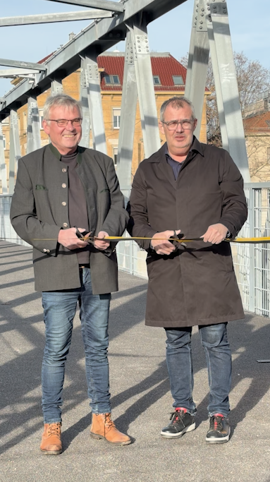 Video: Bad Cannstatt bekommt neue Übergangsbrücke - Nutzung bis 2029