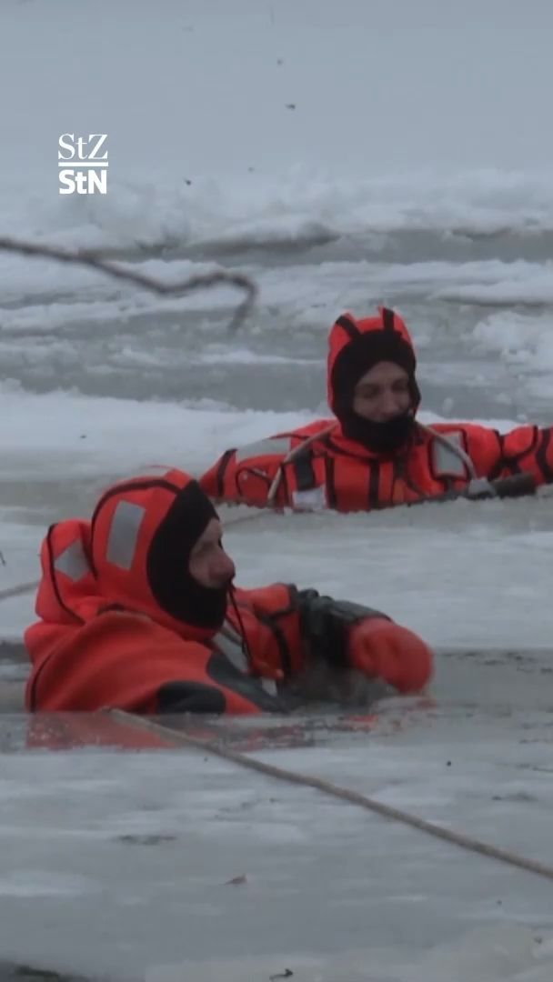 Video: Während die Kamera läuft: 40-Jähriger stirbt beim Eisbaden