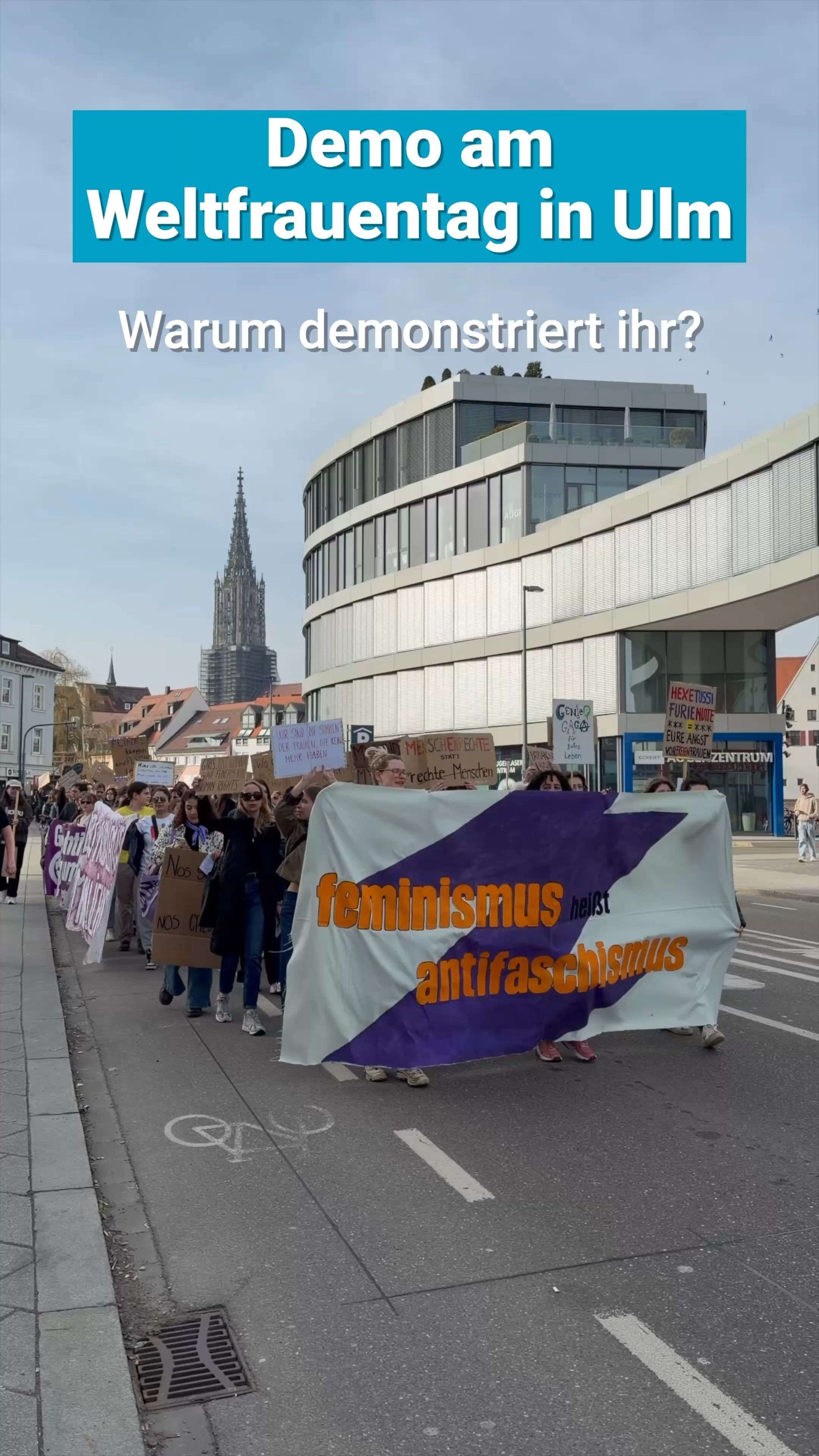 Video: Demo am Weltfrauentag in Ulm