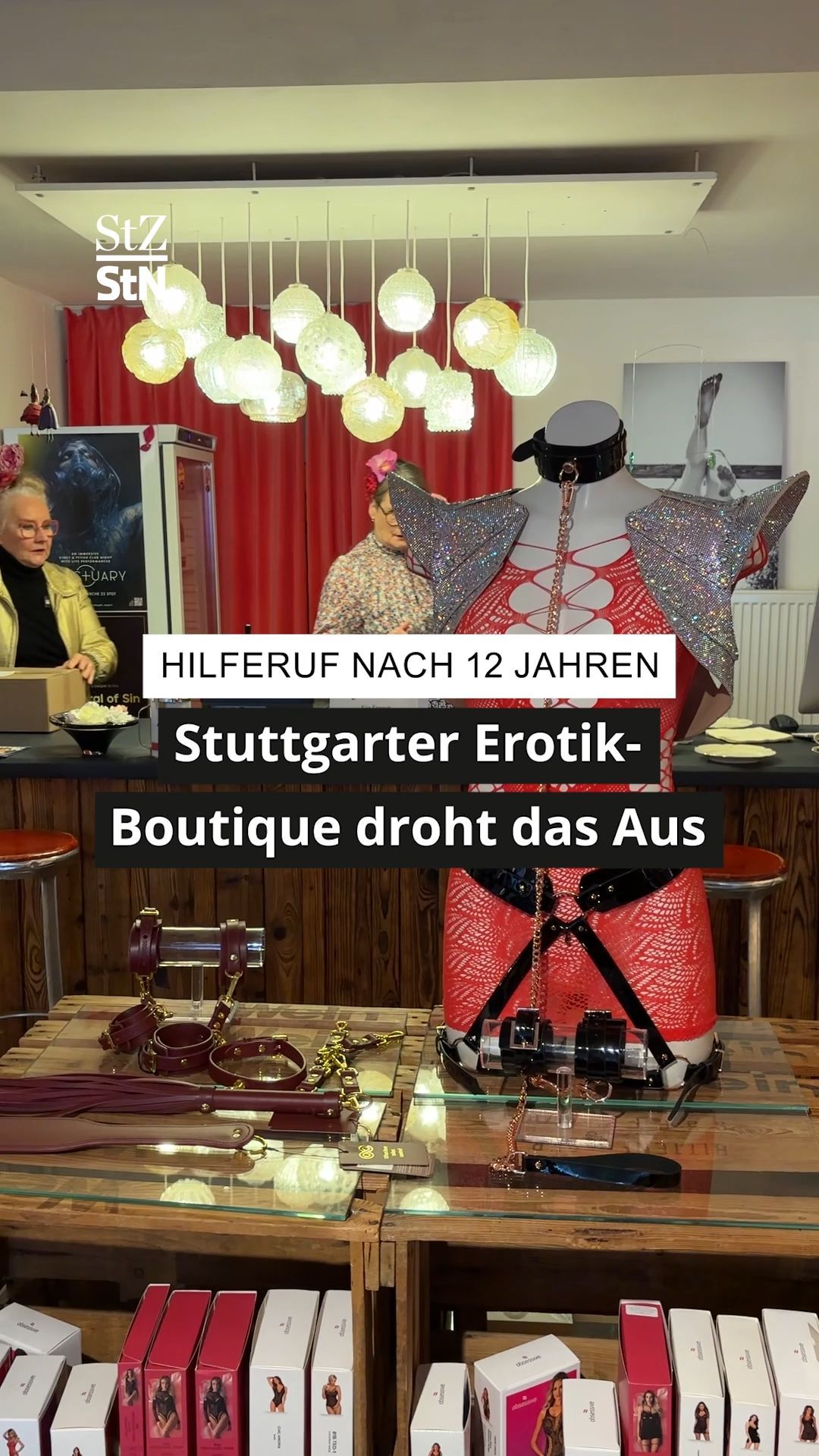Video: Hilferuf nach 12 Jahren: Stuttgarter Erotik-Boutique droht das Aus