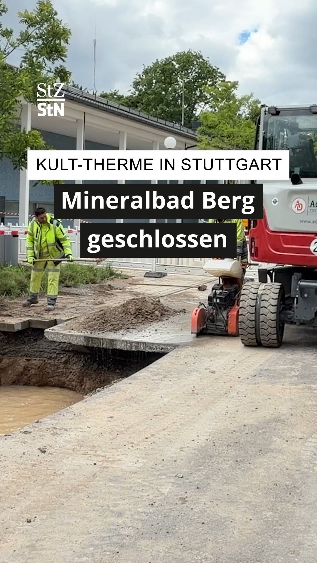 Video: Kult-Therme in Stuttgart: Mineralbad Berg bis auf Weiteres geschlossen
