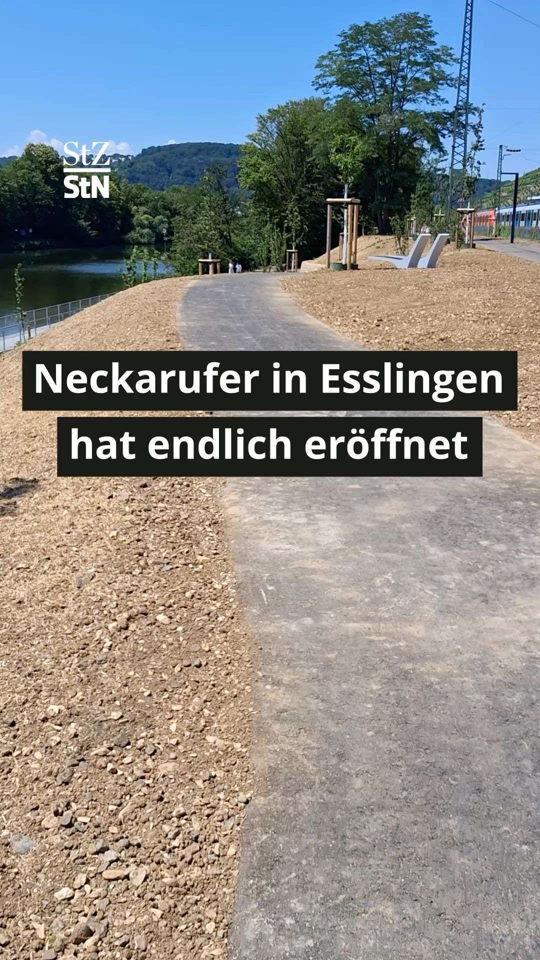 Video: Das Neckarufer in Esslingen hat eröffnet