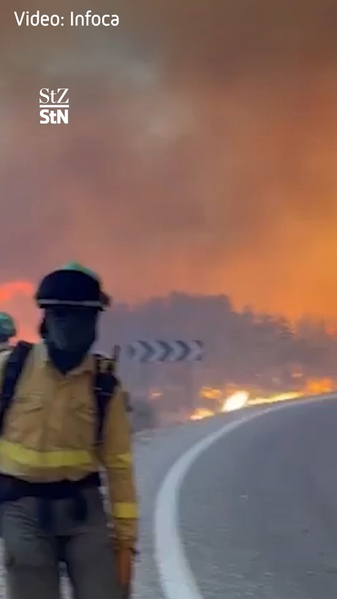 Video: Gewaltiger Brand wütet in Andalusien - Tote und Verletzte