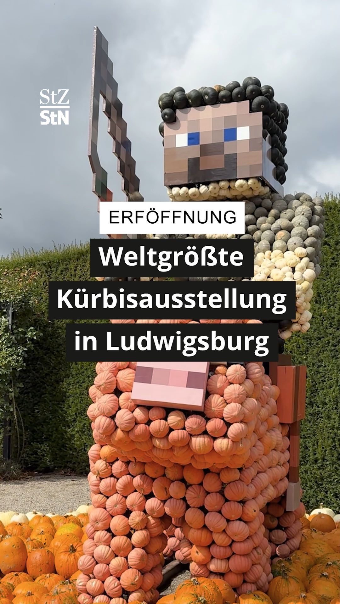 Video: Weltgrößte Kürbisausstellung in Ludwigsburg eröffnet