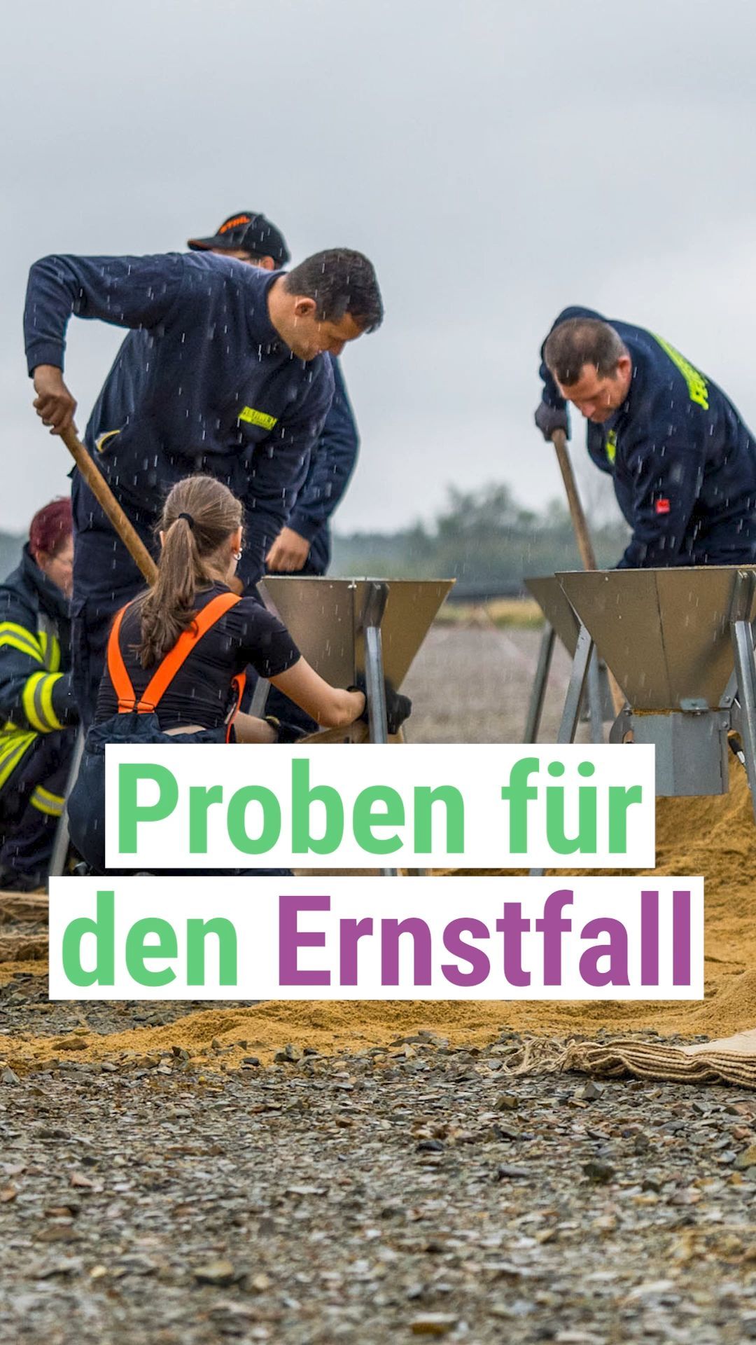 Video: Katastrophenschutzübung vor der großen Hochwasserübung