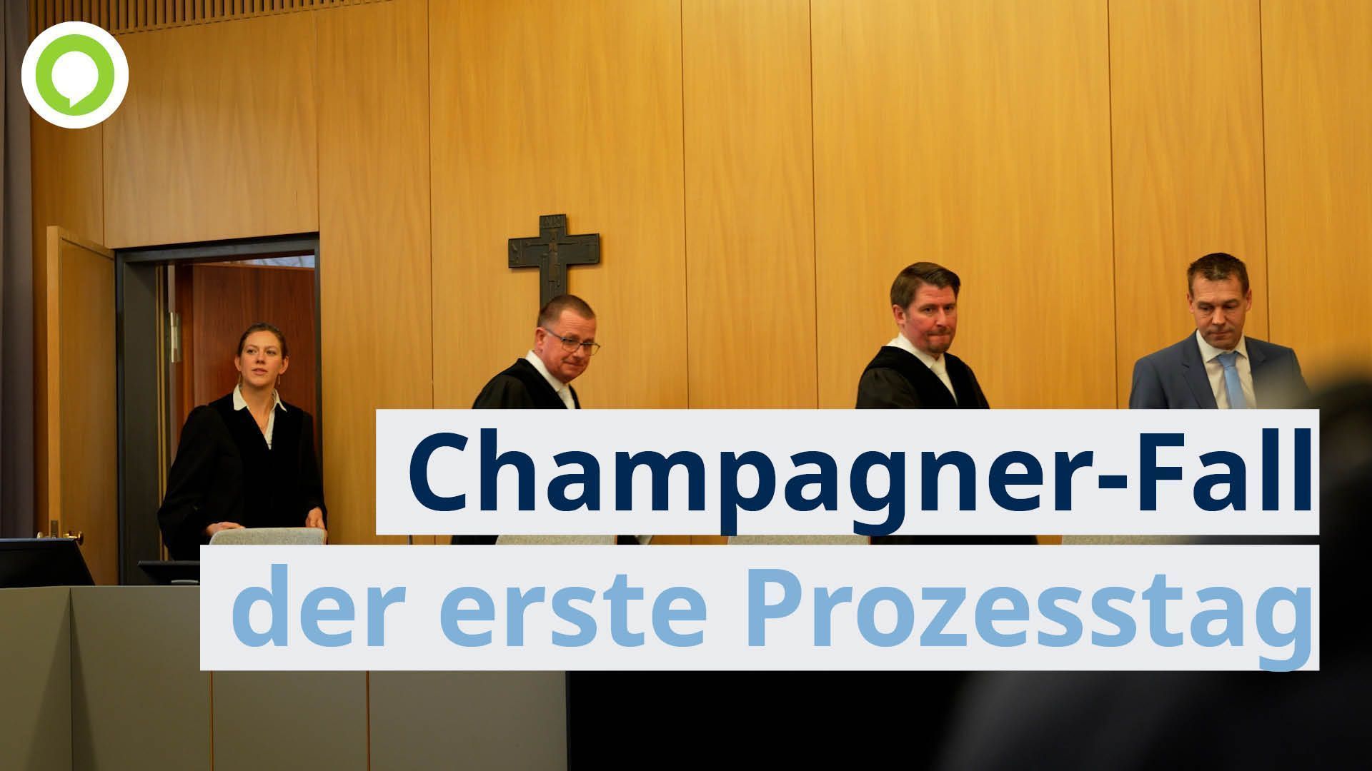 Video: Champagner-Prozess in Weiden: So lief der erste Verhandlungstag
