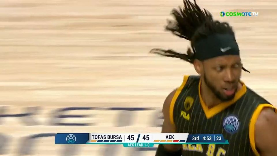 Καταιγιστική στο δεύτερο ημίχρονο η ΑΕΚ, στο +10 η διαφορά! (VIDEO)