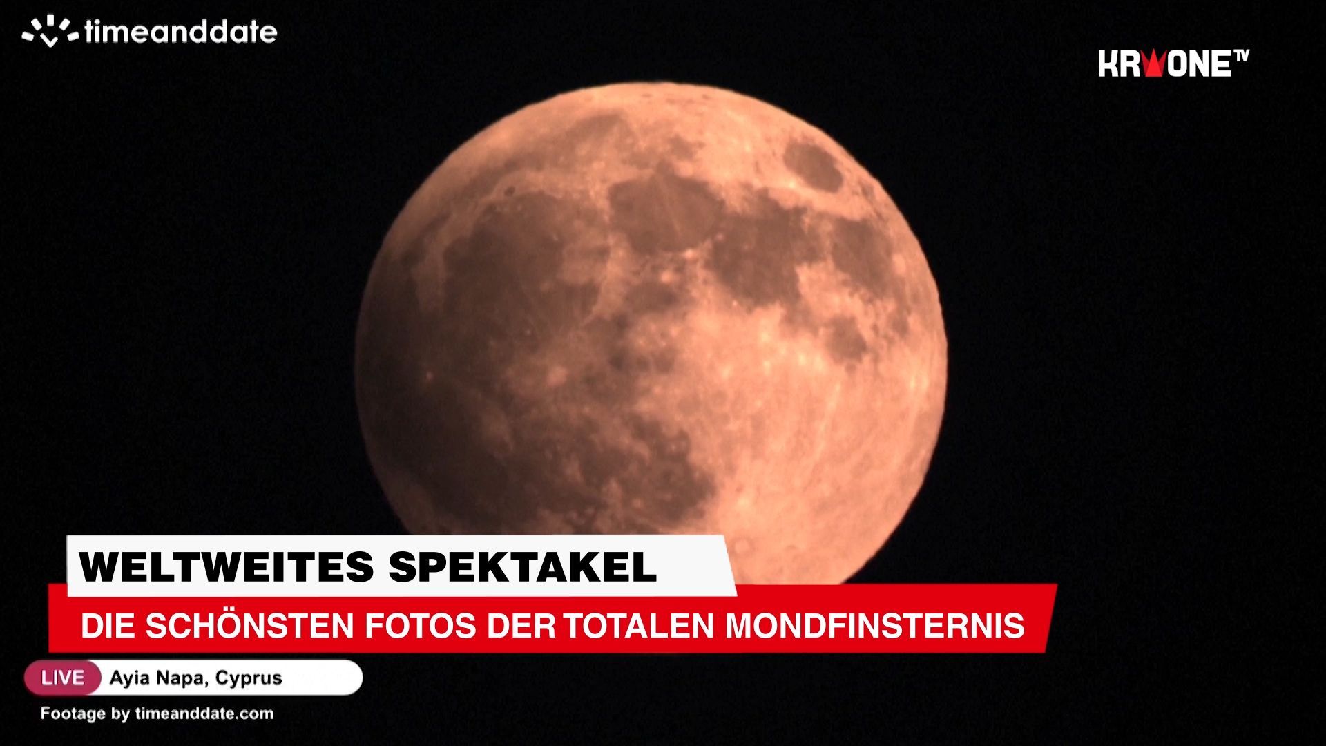 Worldwide Spectacle: The Most Beautiful Photos of the Total Lunar Eclipse
