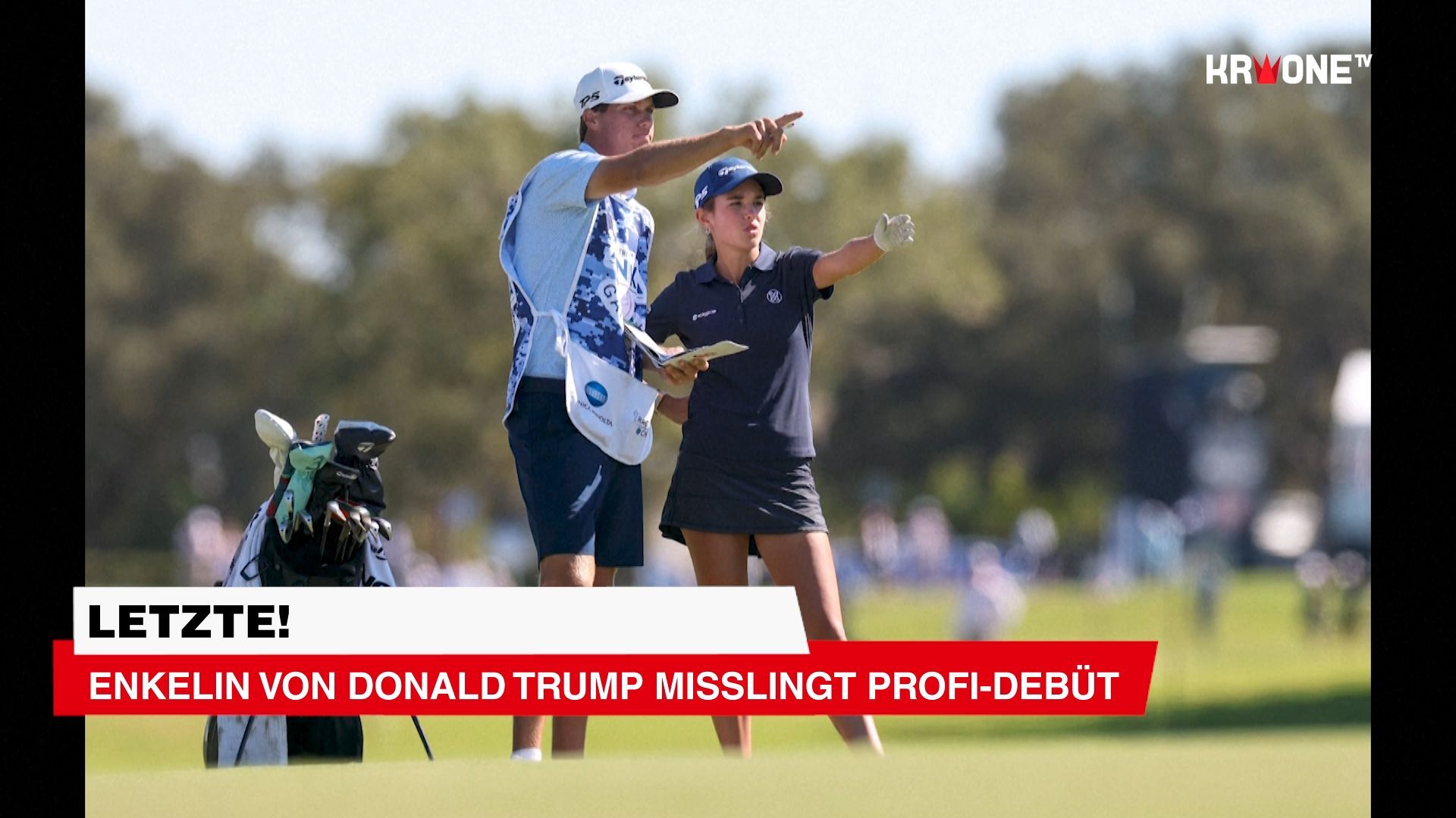 Video: Letzte! Enkelin von Donald Trump misslingt Profi-Debüt