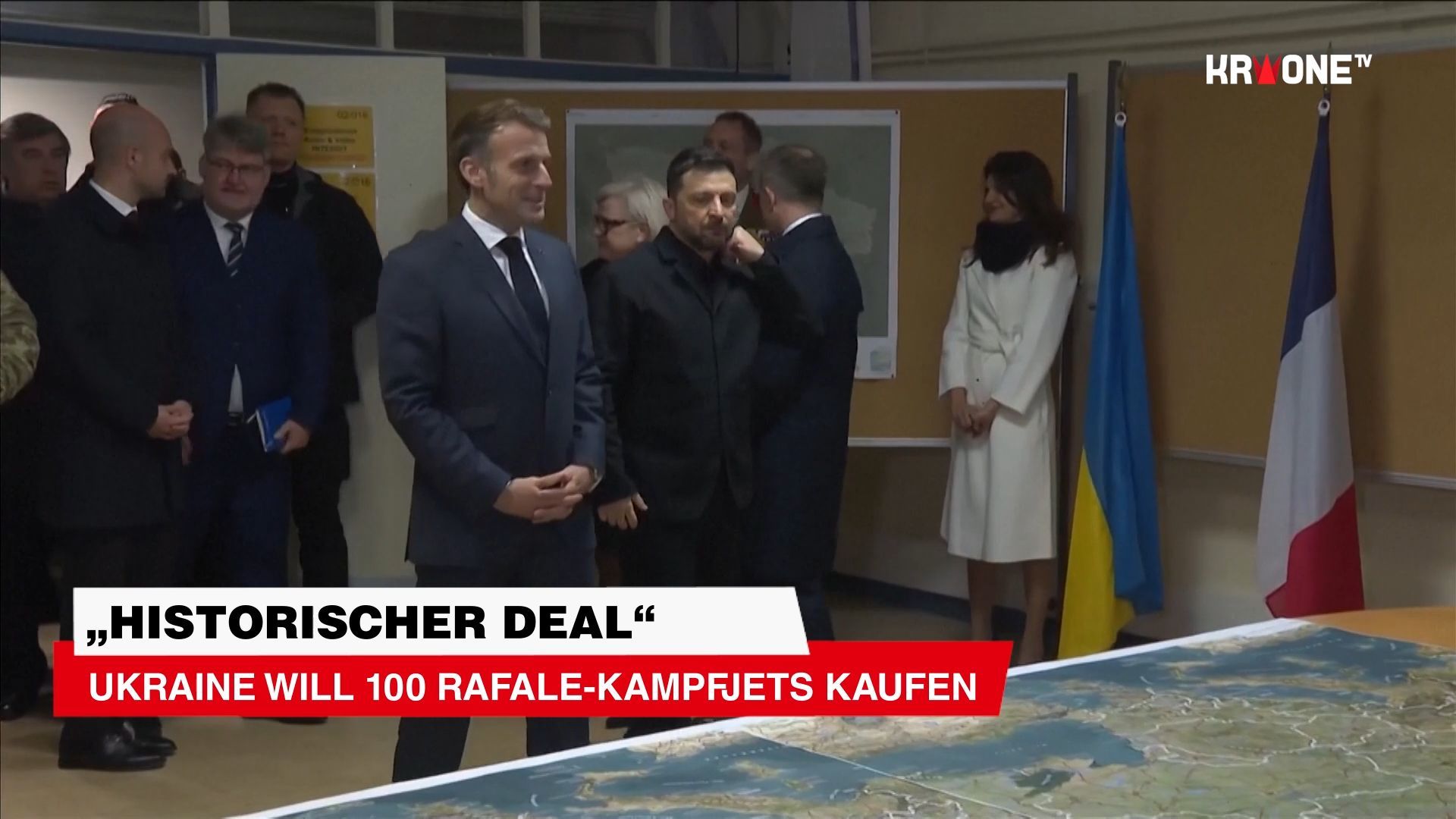 Video: „Historischer Deal“ Ukraine will 100 Rafale-Kampfjets kaufen