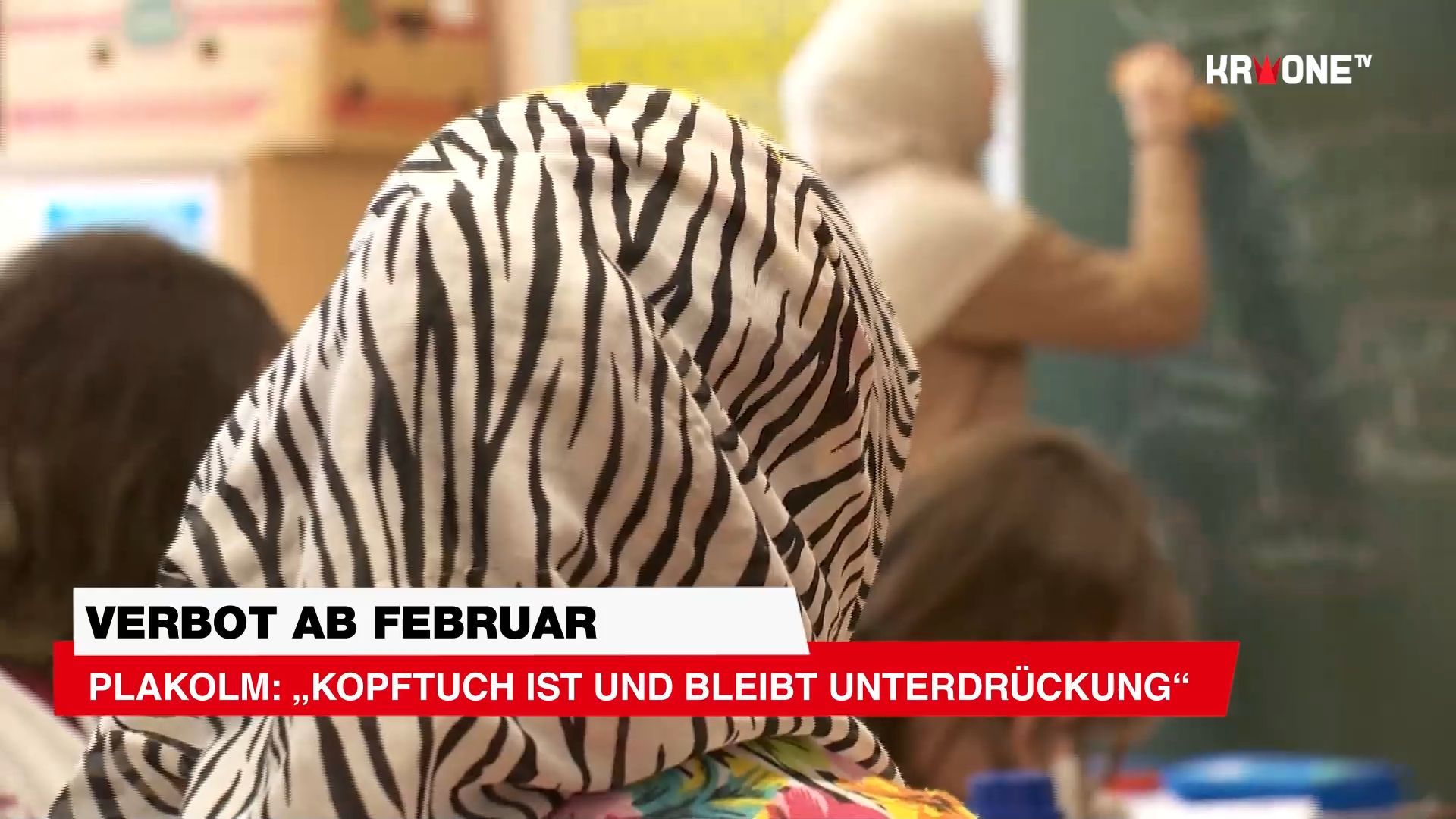 Video: Verbot ab Februar - Plakolm: „Kopftuch ist und bleibt Unterdrückung“