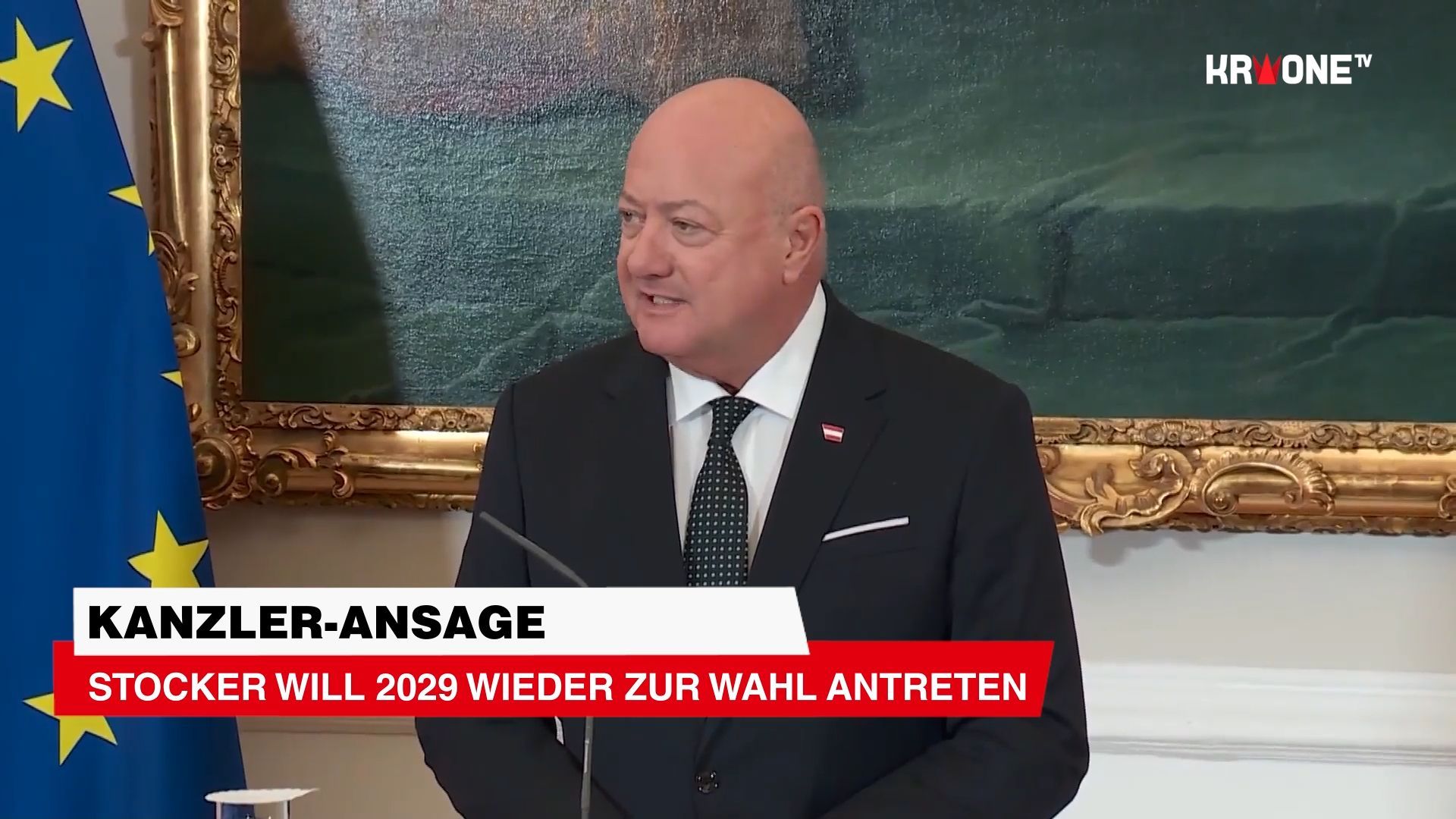 Video: Kanzler-Ansage: Christian Stocker will 2029 wieder zur Wahl antreten