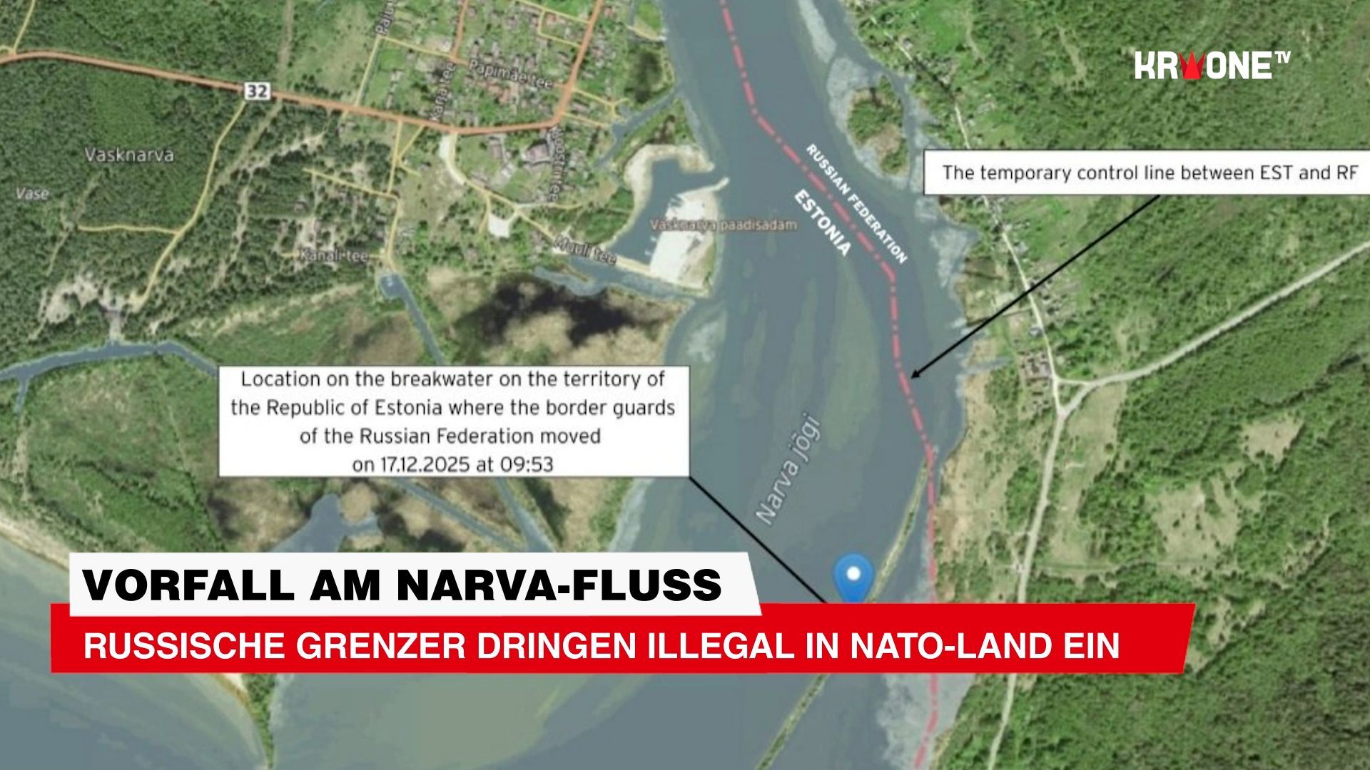 Video: Russische Grenzer dringen illegal in NATO-Land ein