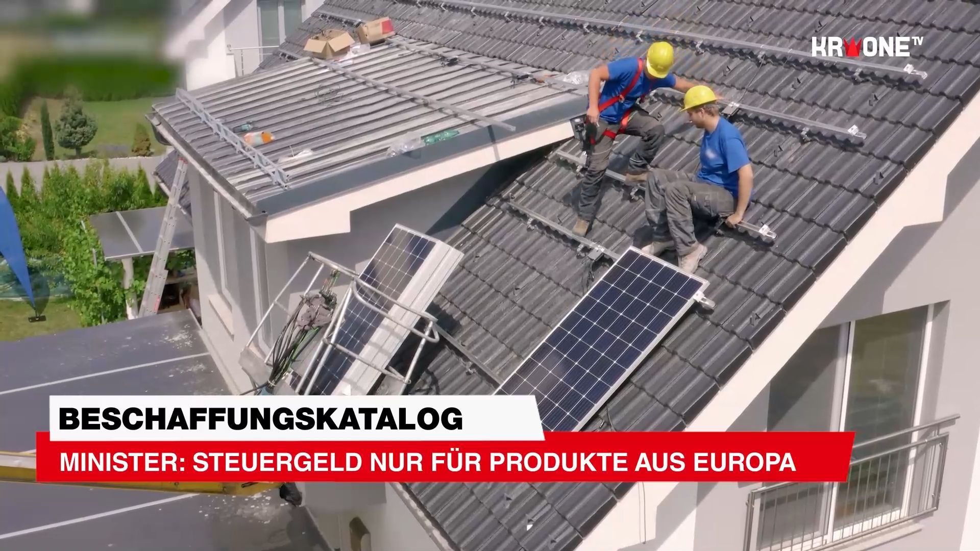 Video: Minister: Steuergeld nur für Produkte aus Europa