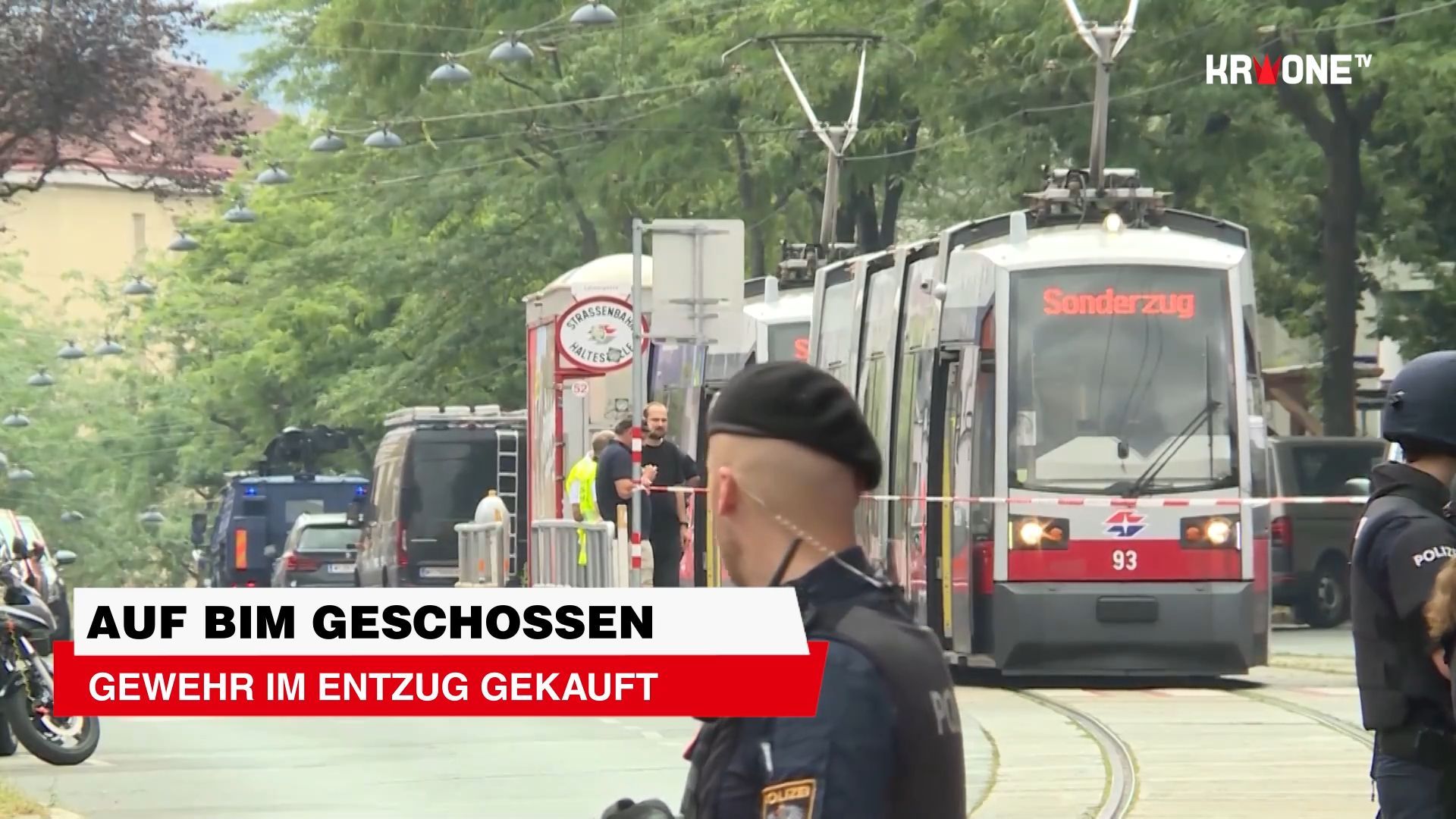 Video: Auf Straßenbahn geschossen: Gewehr wurde im Entzug gekauft