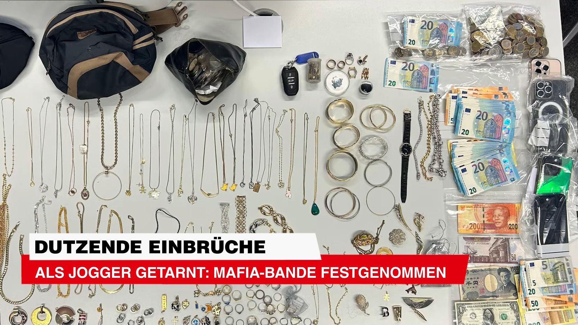 Video: Einbrecher-Bande flog aus Chile für ihre Coups ein