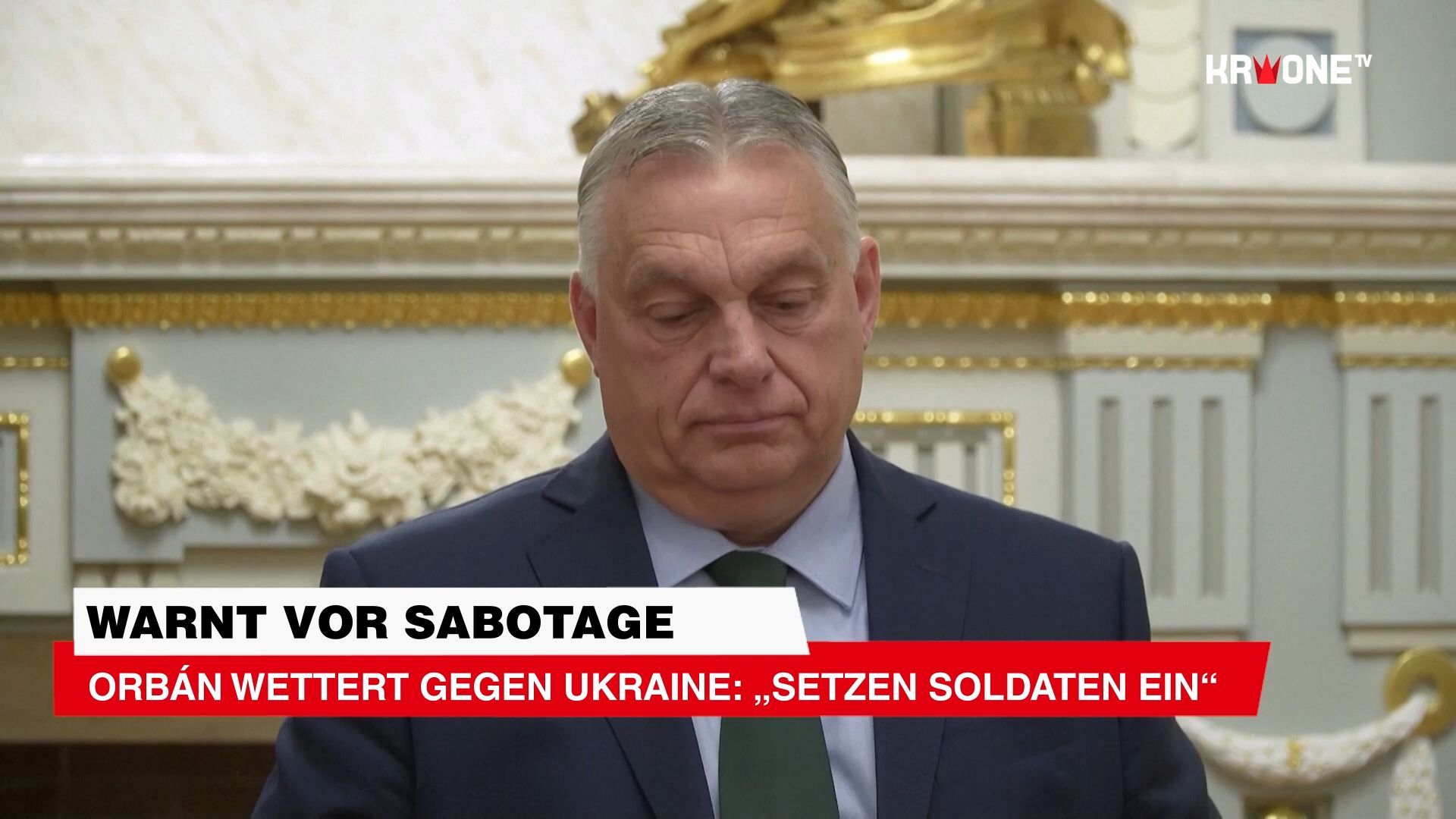 Video: Orbán wettert gegen Ukraine: „Setzen Soldaten ein“ und warnt vor Sabotage