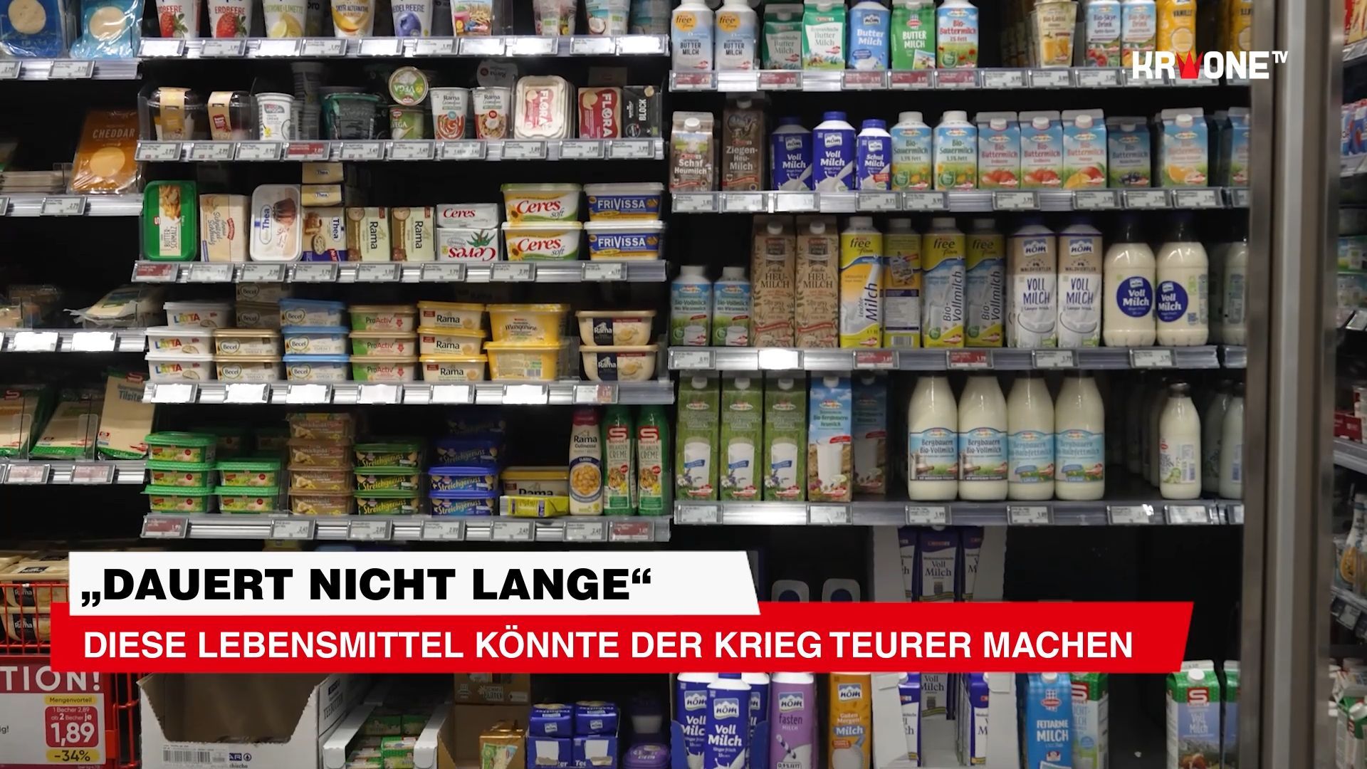 Video: „Dauert nicht lange“ ++ Diese Lebensmittel könnte der Krieg teurer machen