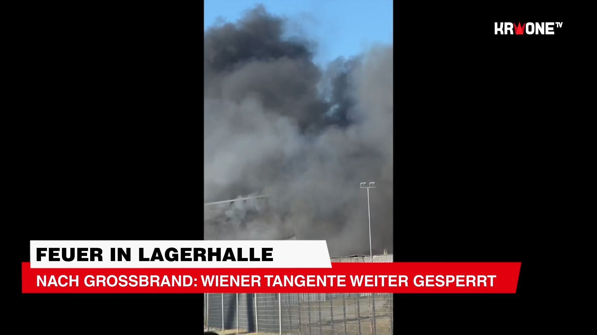 Video: Nach Großbrand ++ Sperre intakt: Halle droht auf Tangente zu stürzen
