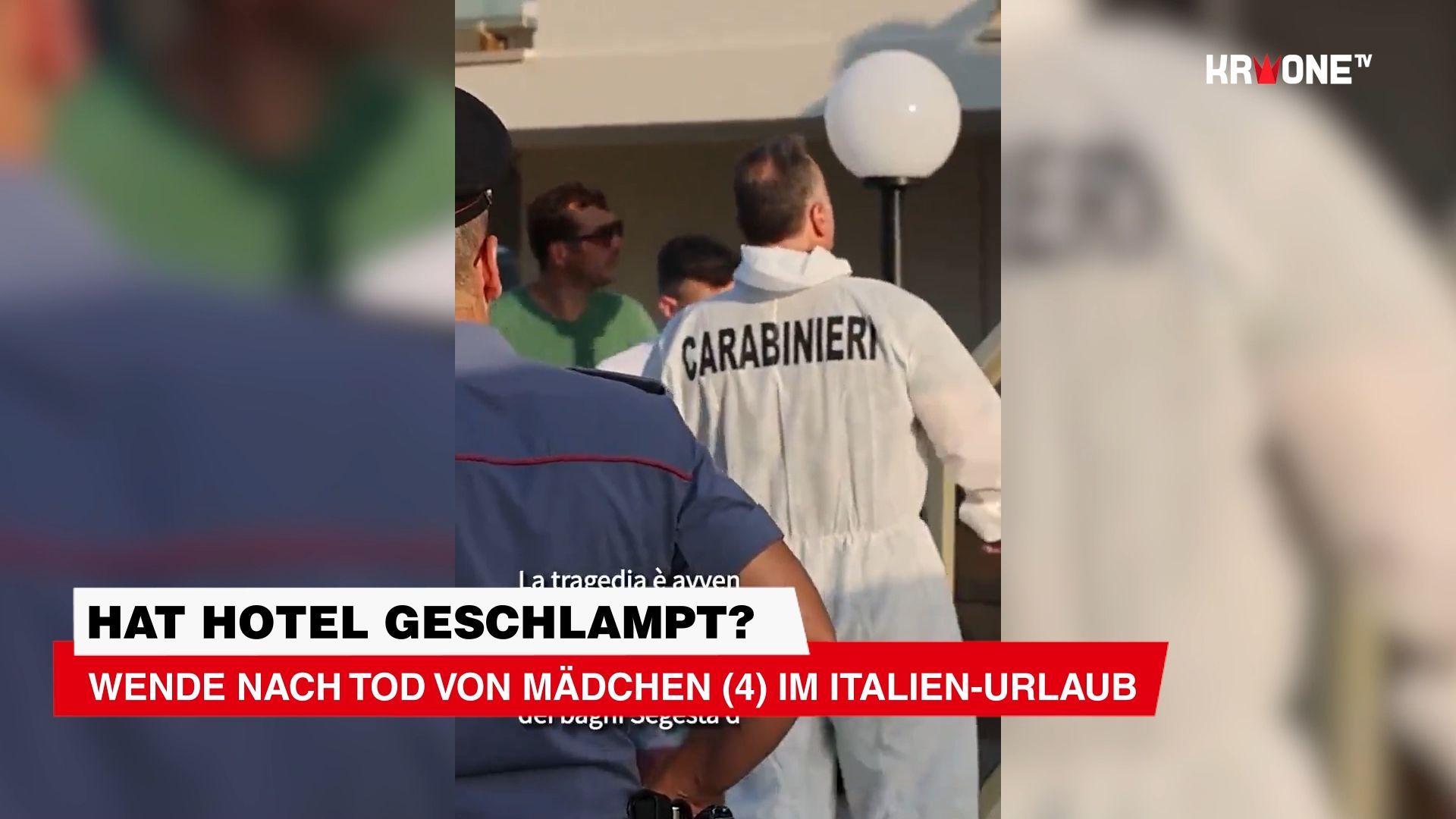 Video: Wende nach Tod von Mädchen (4) im Italien-Urlaub
