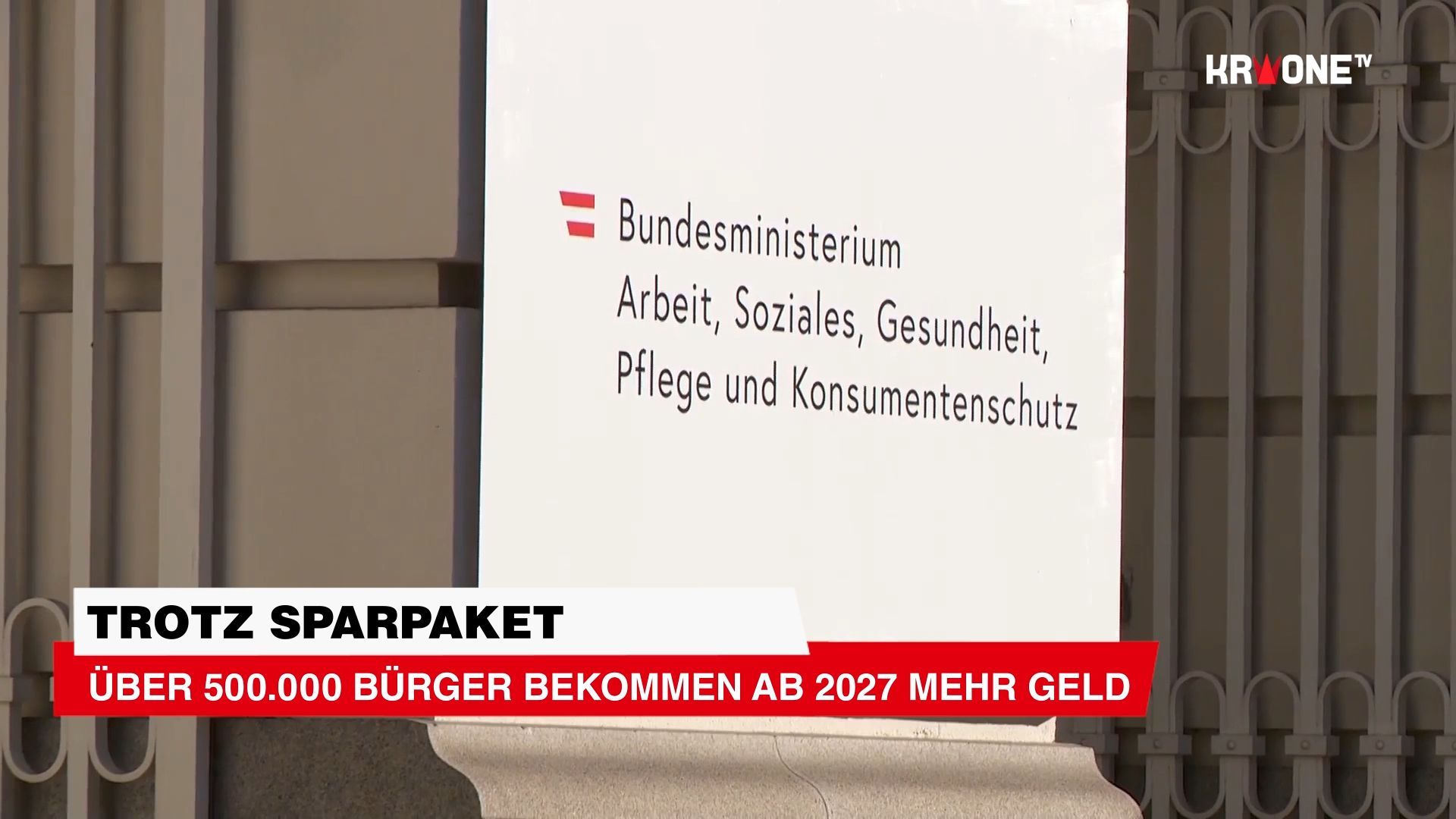 Video: Trotz Sparpaket ++ Über 500.000 Bürger bekommen ab 2027 mehr Geld