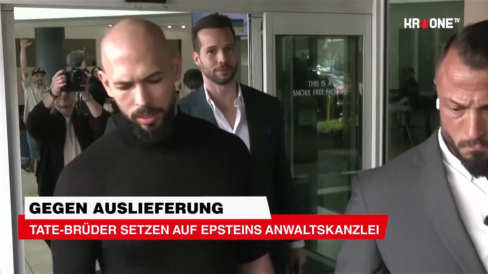 Video: Tate-Brüder setzen auf Epsteins Anwaltskanzlei