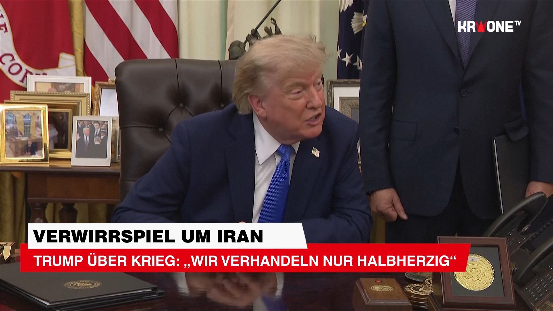 Video: Trump über Krieg: „Wir verhandeln nur halbherzig“