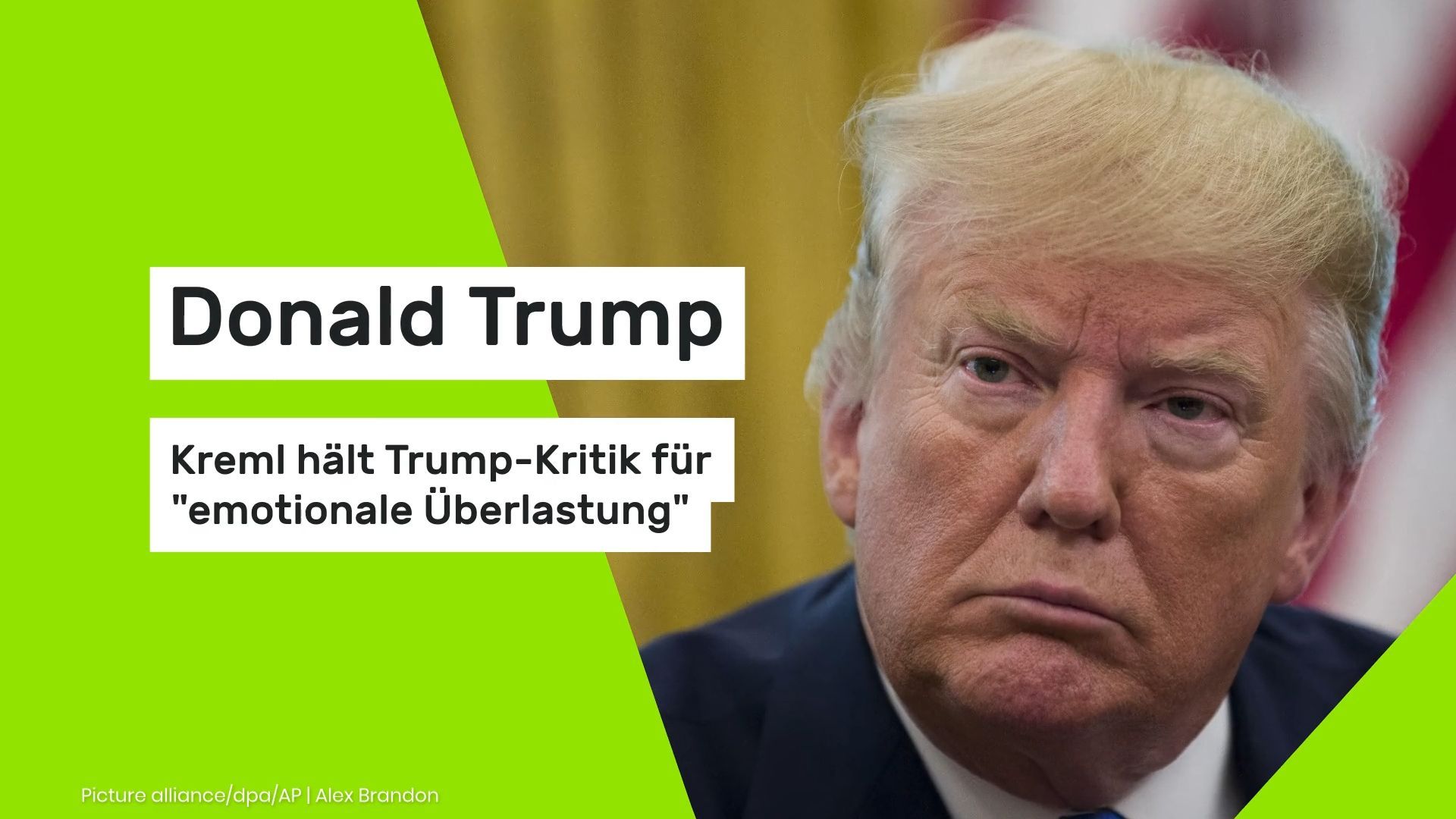 Video: Donald Trump: Kreml hält Trump-Kritik für "emotionale Überlastung"