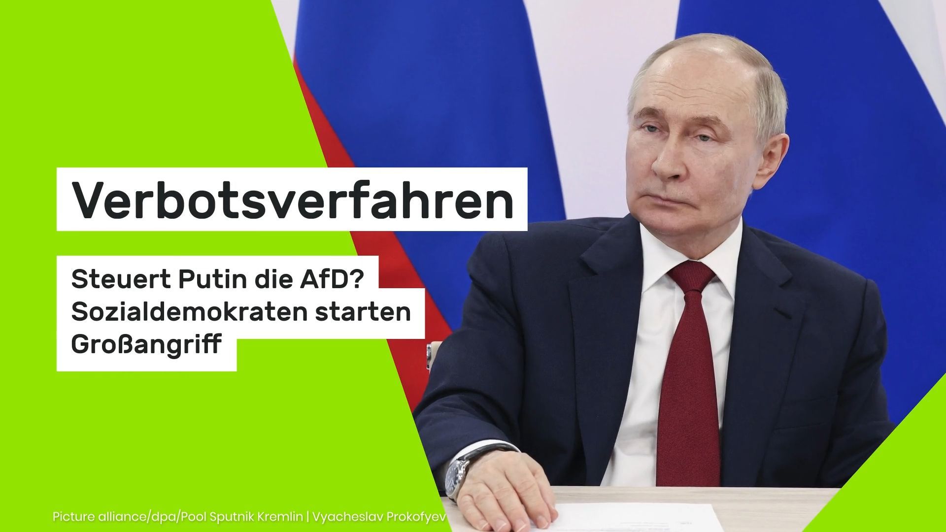 Verbotsverfahren: Steuert Putin die AfD? Sozialdemokraten starten Großangriff
