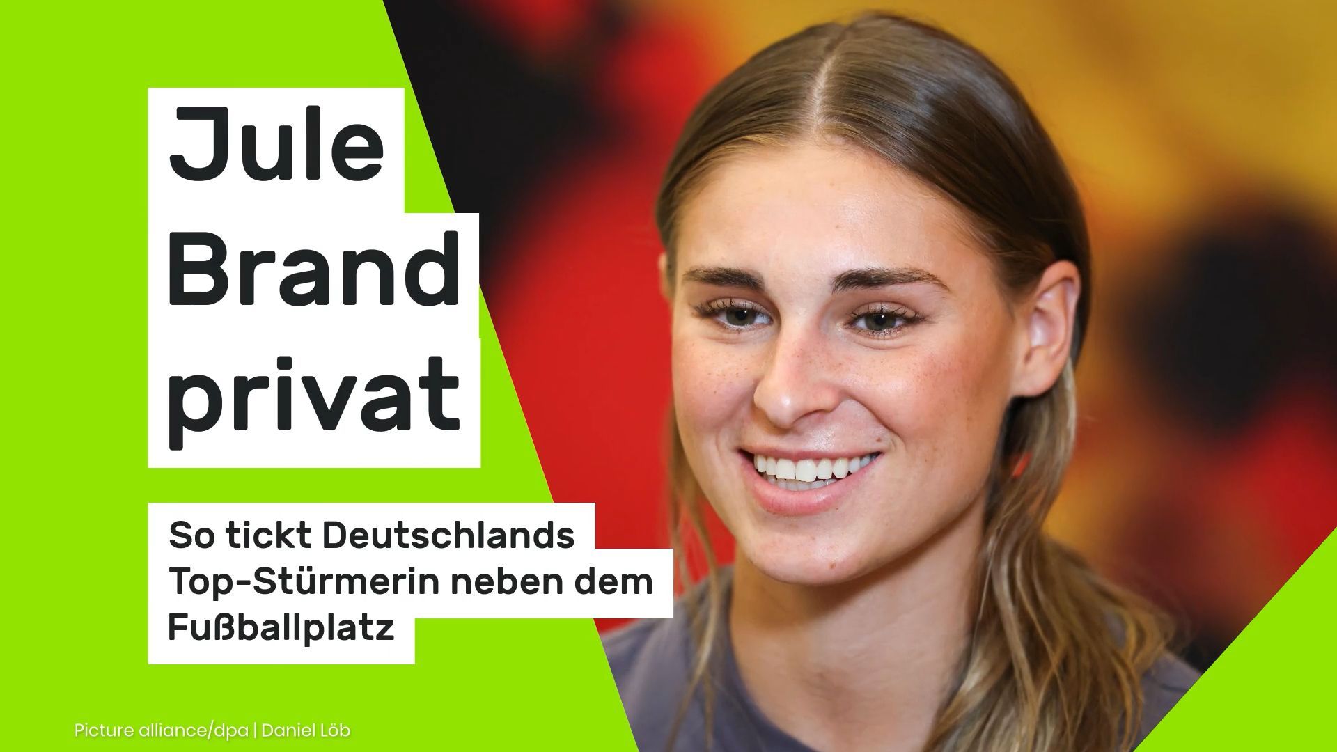 Jule Brand privat: So tickt Deutschlands Top-Stürmerin neben dem Fußballplatz