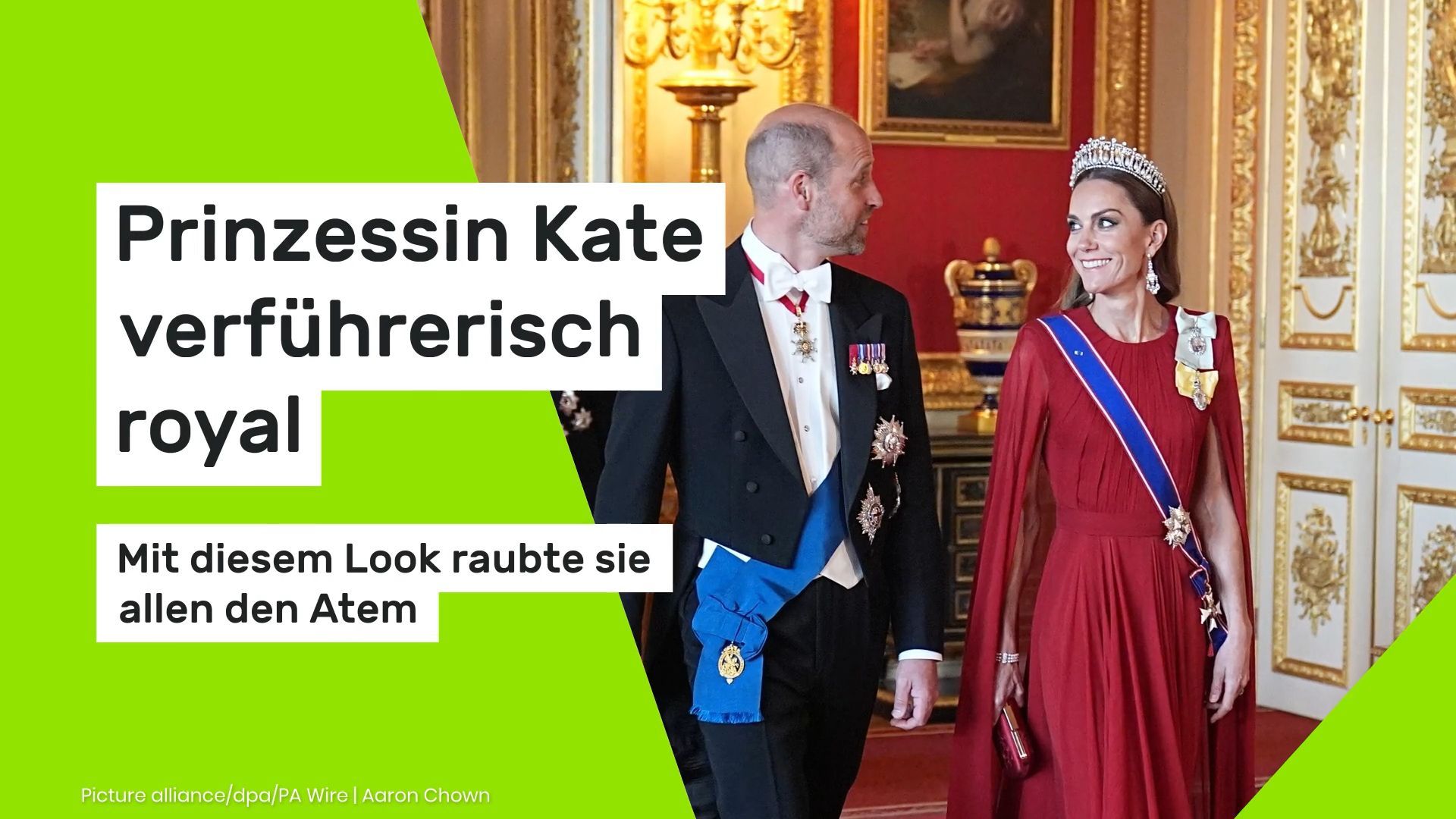 Prinzessin Kate seductively royal: With this look she took everyone's breath away
