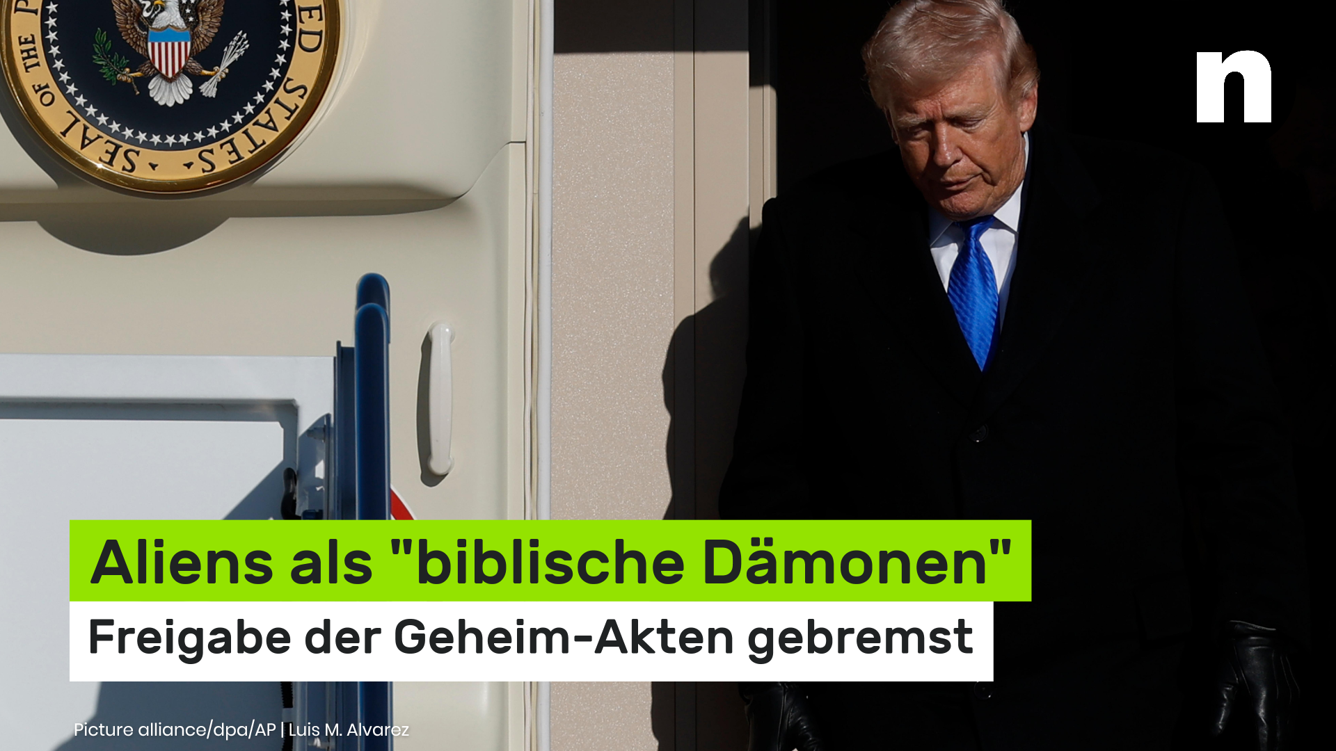 Video: Donald Trump: Aliens als "biblische Dämonen" - Freigabe der Geheim-Akten gebremst